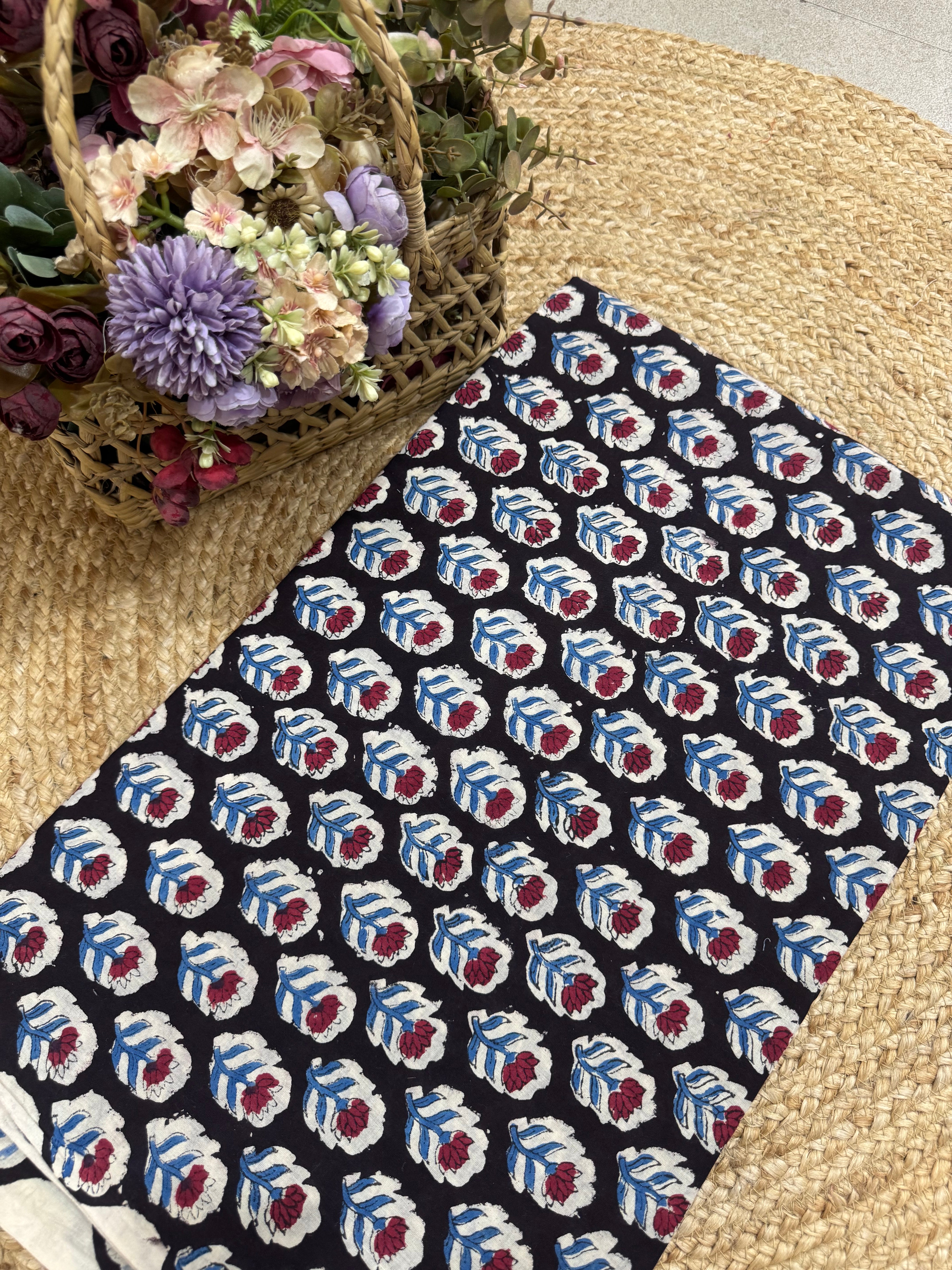 HAND BLOCK PRINTED COTTON FABRIC