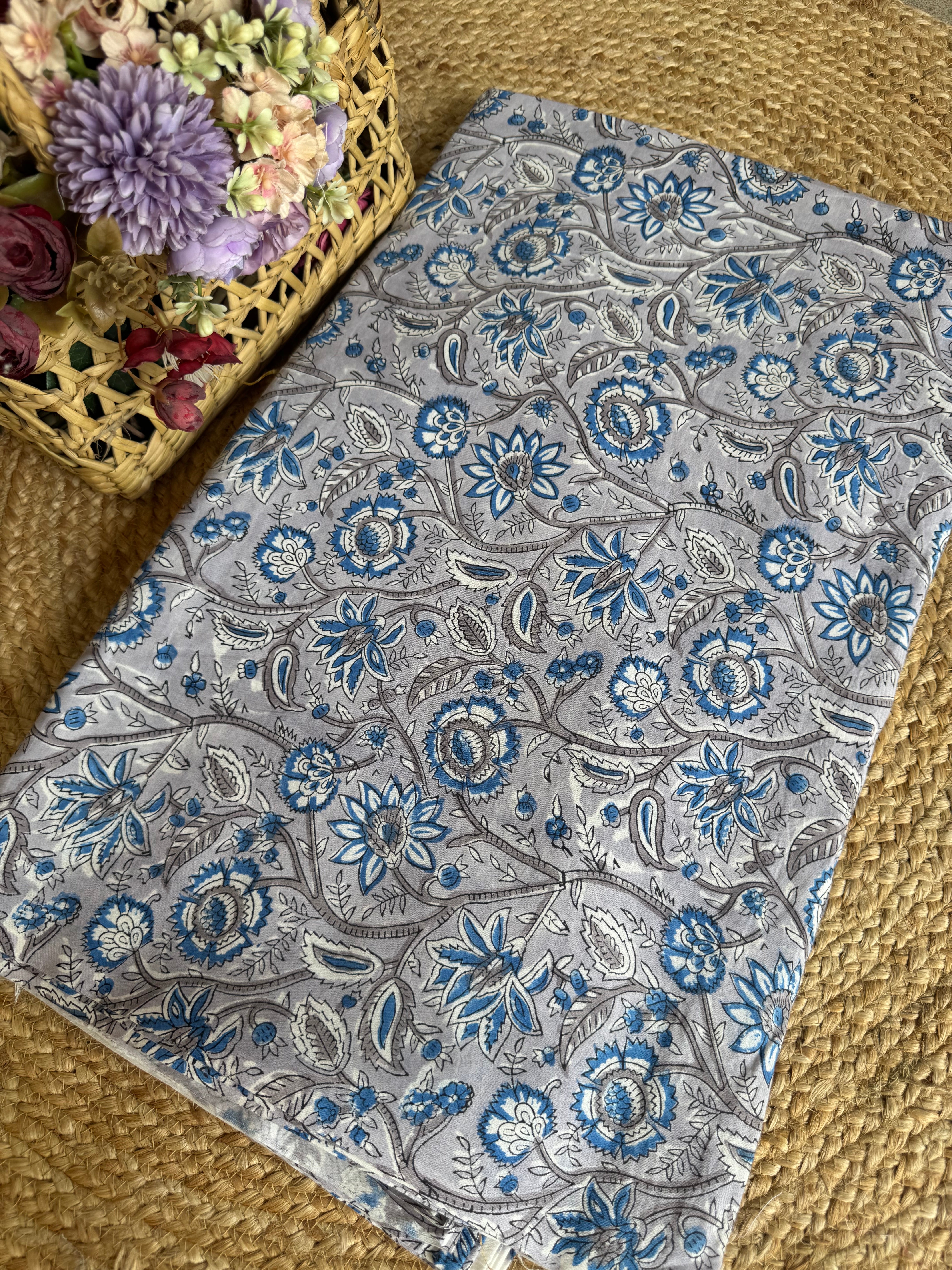 HAND BLOCK PRINTED COTTON FABRIC