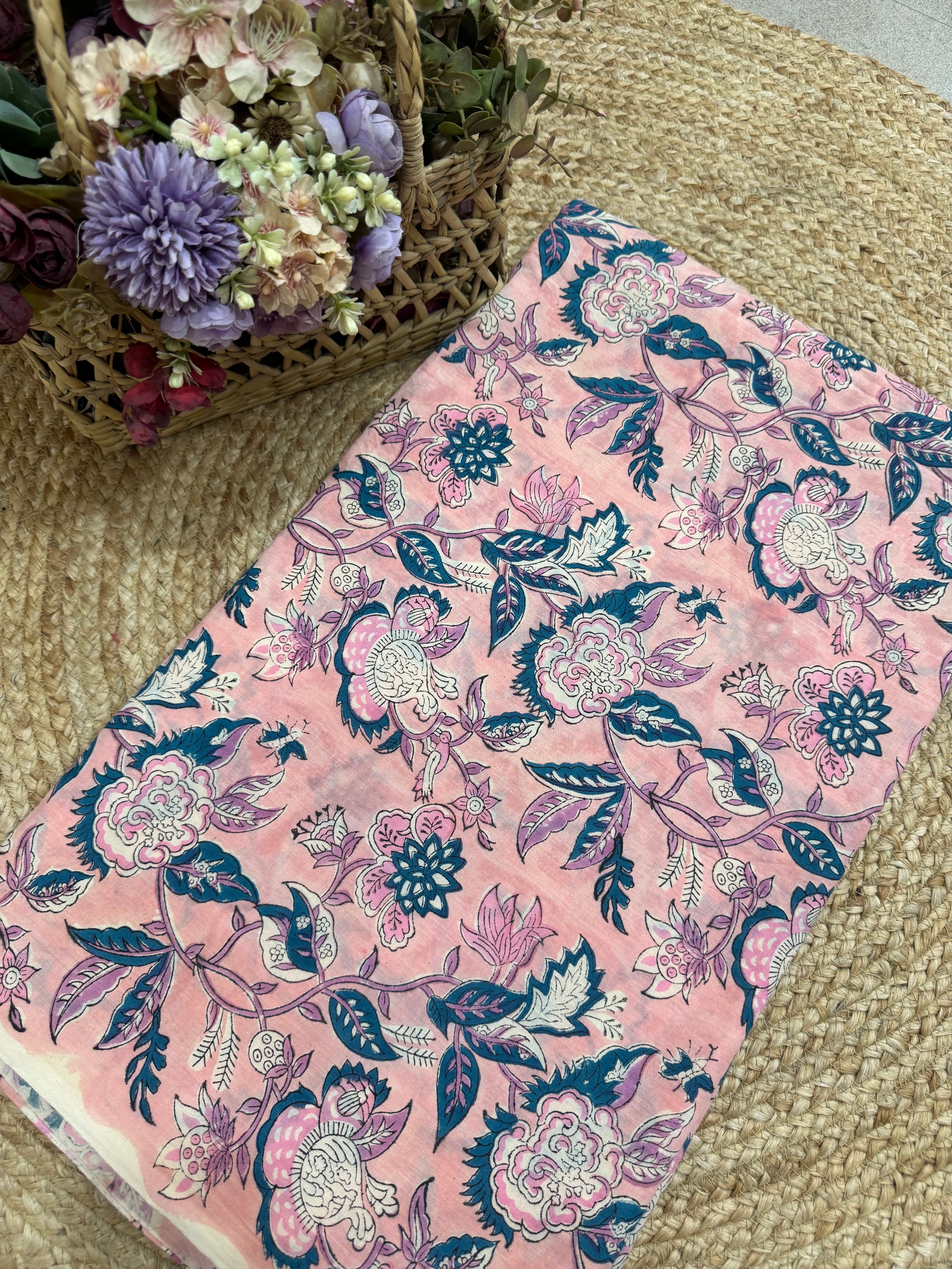 HAND BLOCK PRINTED COTTON FABRIC