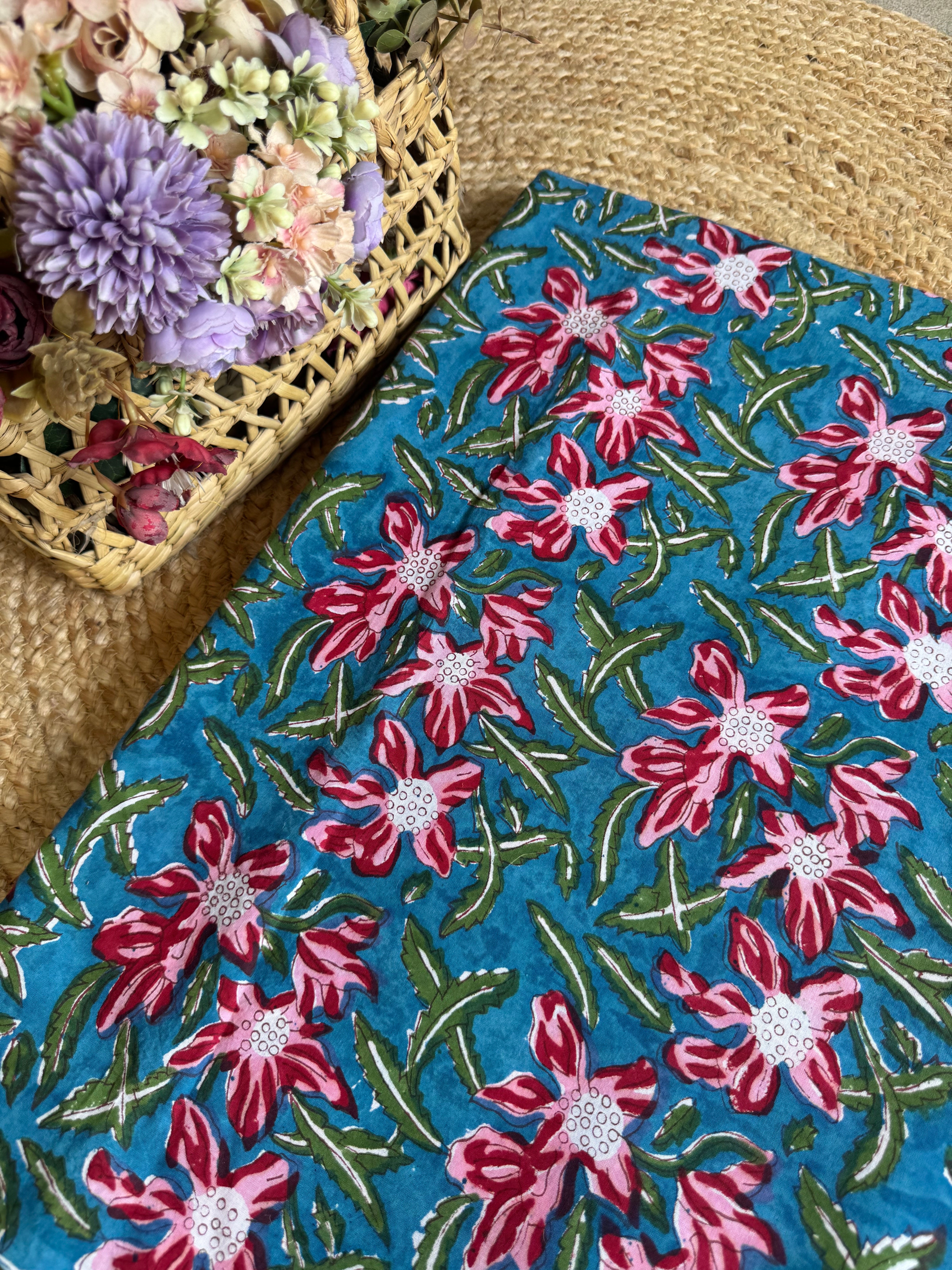 HAND BLOCK PRINTED COTTON FABRIC
