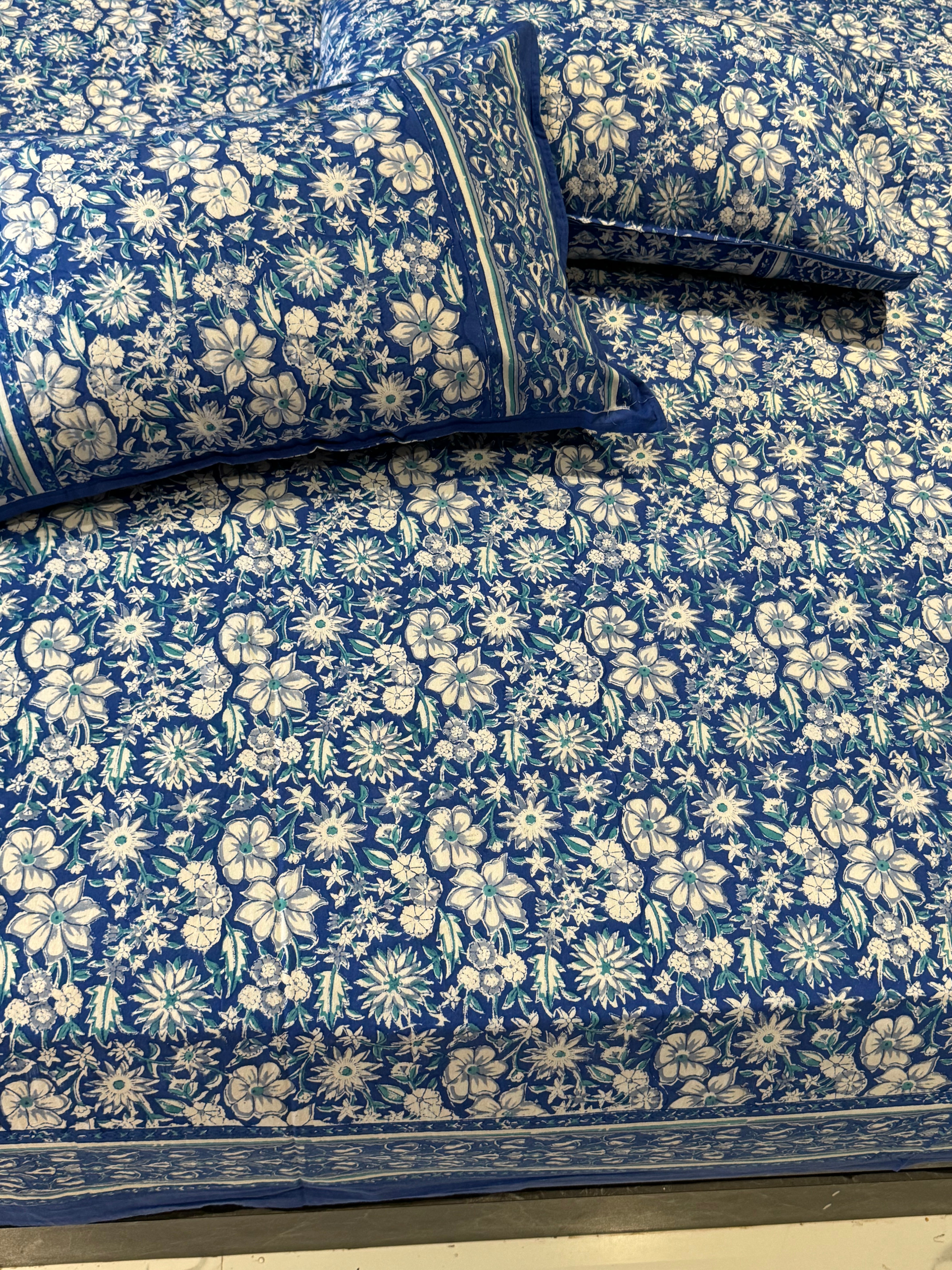 UTSAV HAND BLOCK PRINTED BEDSHEET