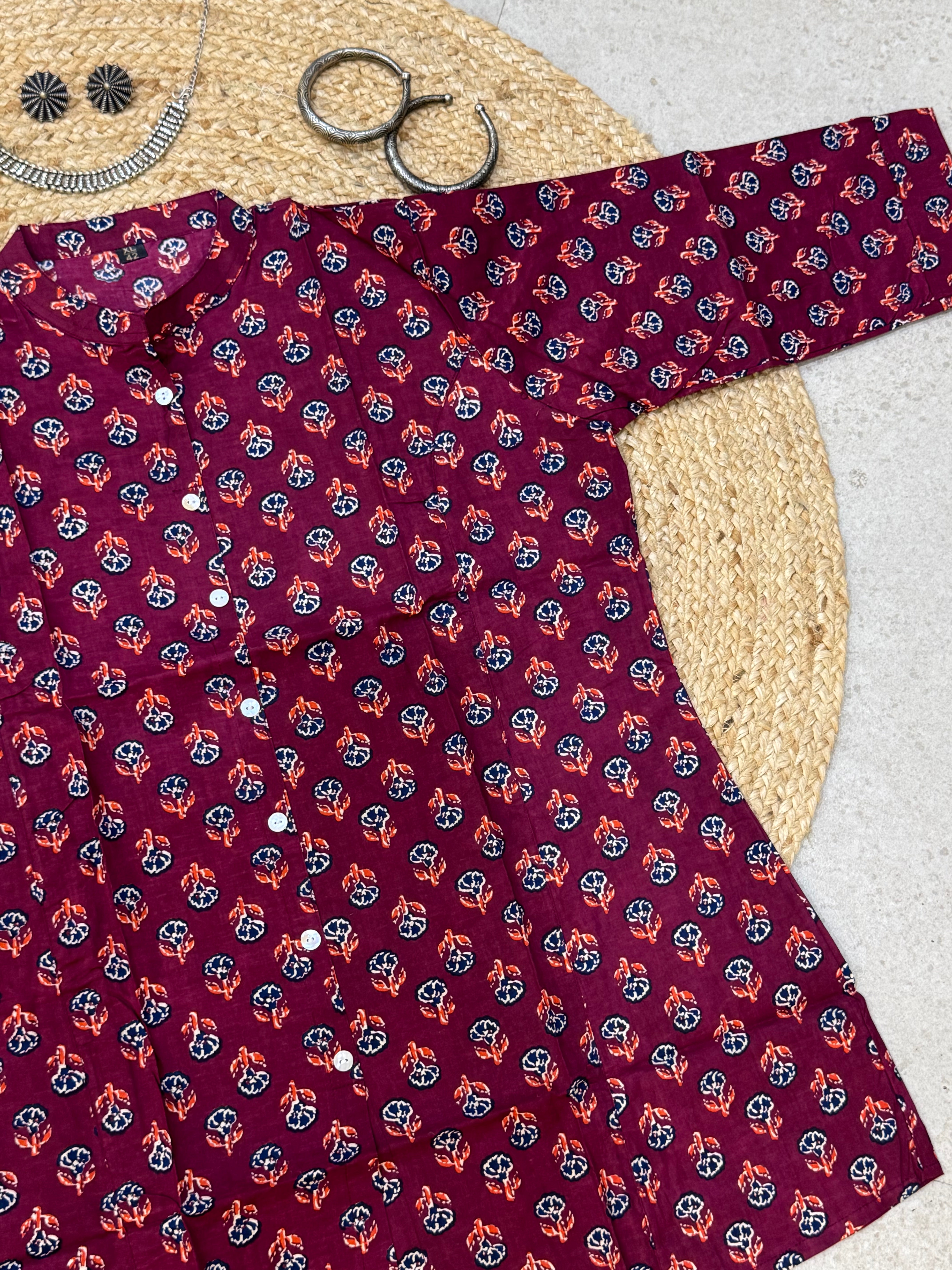 SHORT LENGTH COTTON KURTA