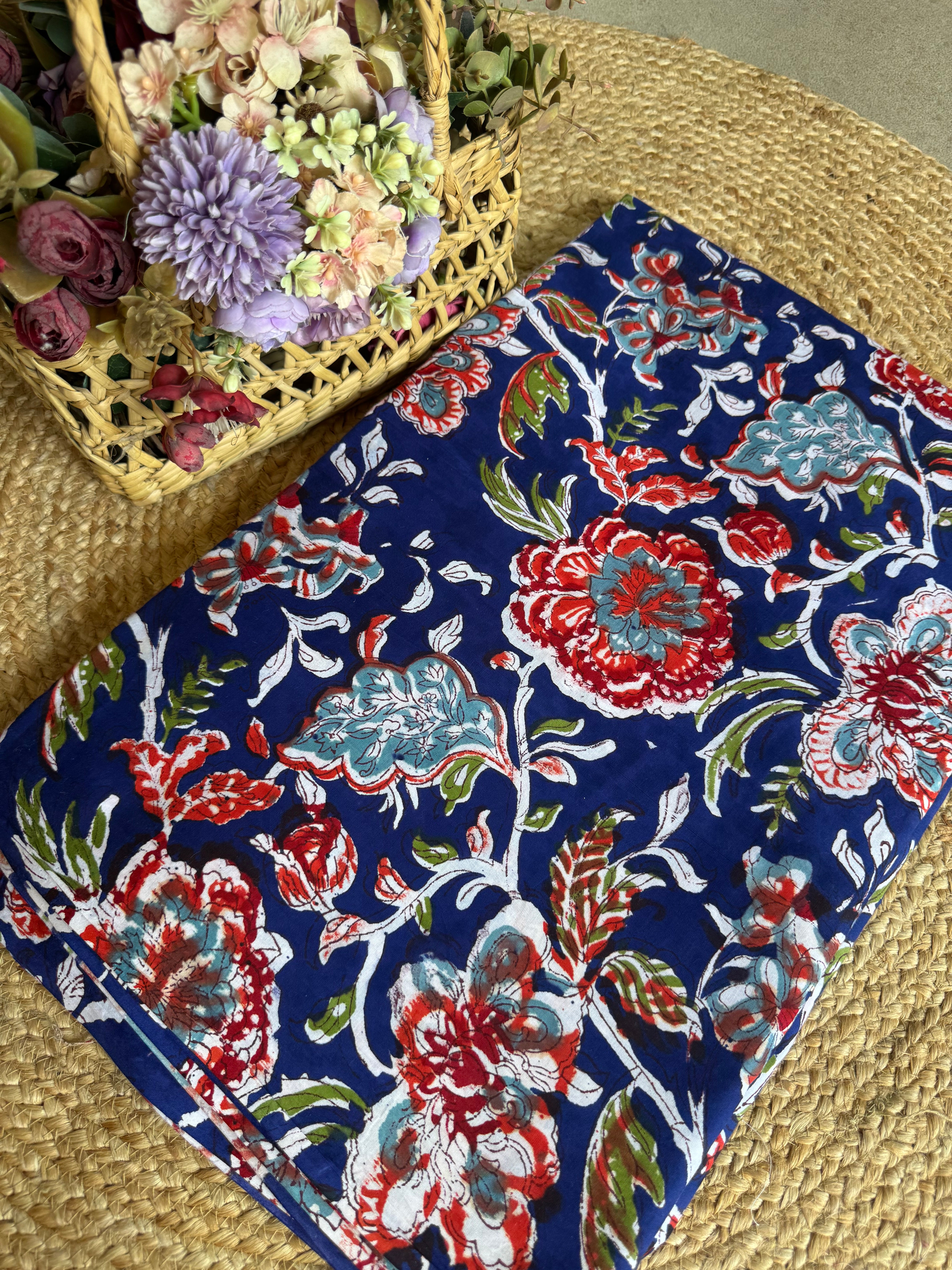 HAND BLOCK PRINTED COTTON FABRIC