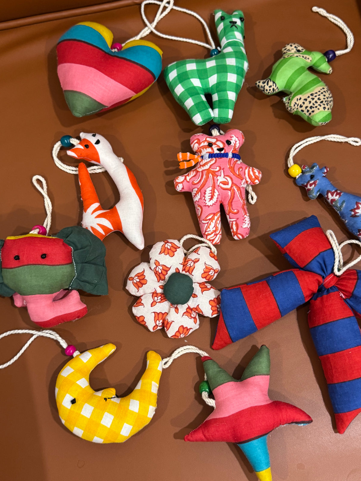 FABRIC BAG CHARMS