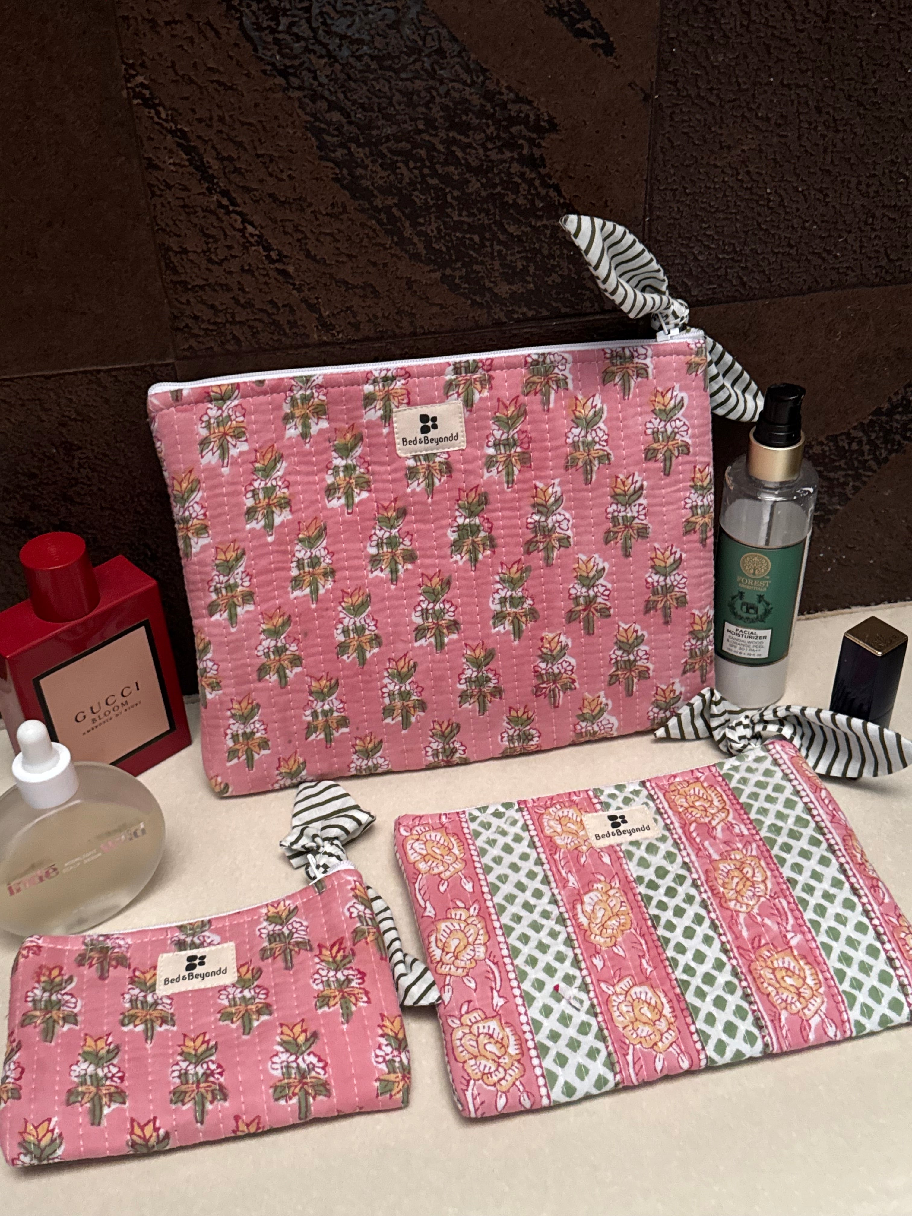 FLAT POUCH - SET OF THREE