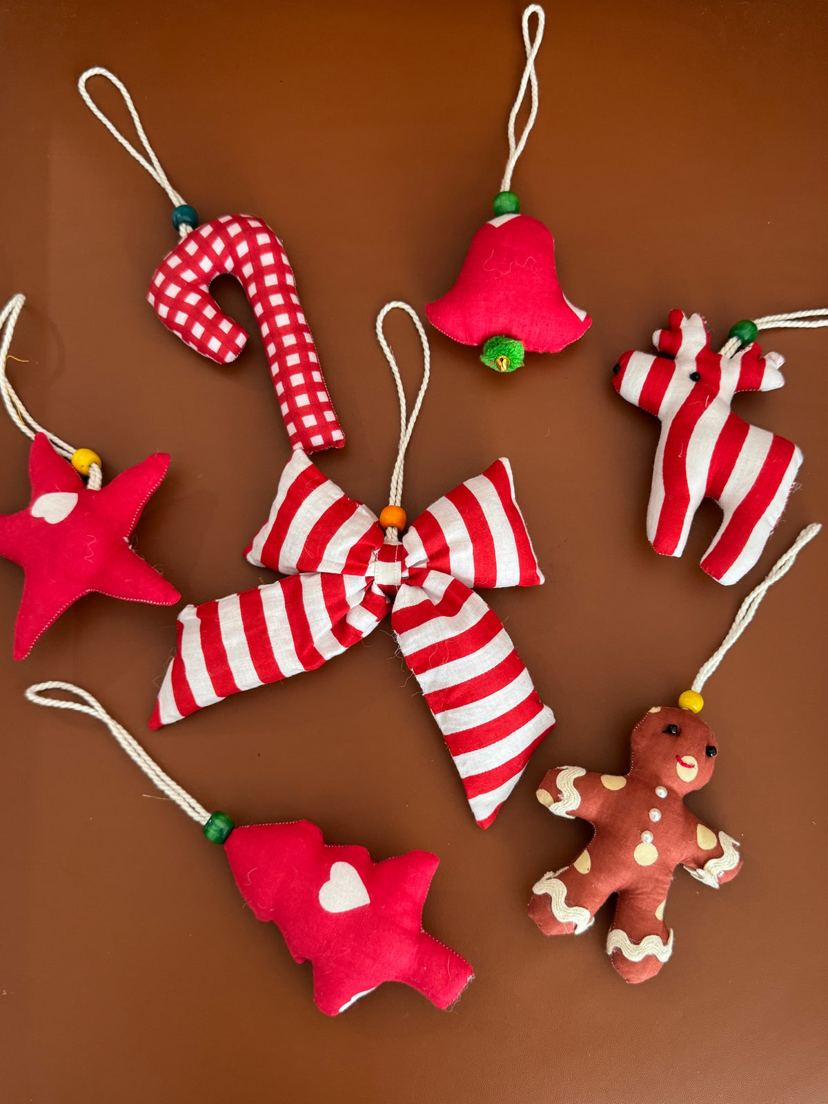 FABRIC CHRISTMAS CHARMS