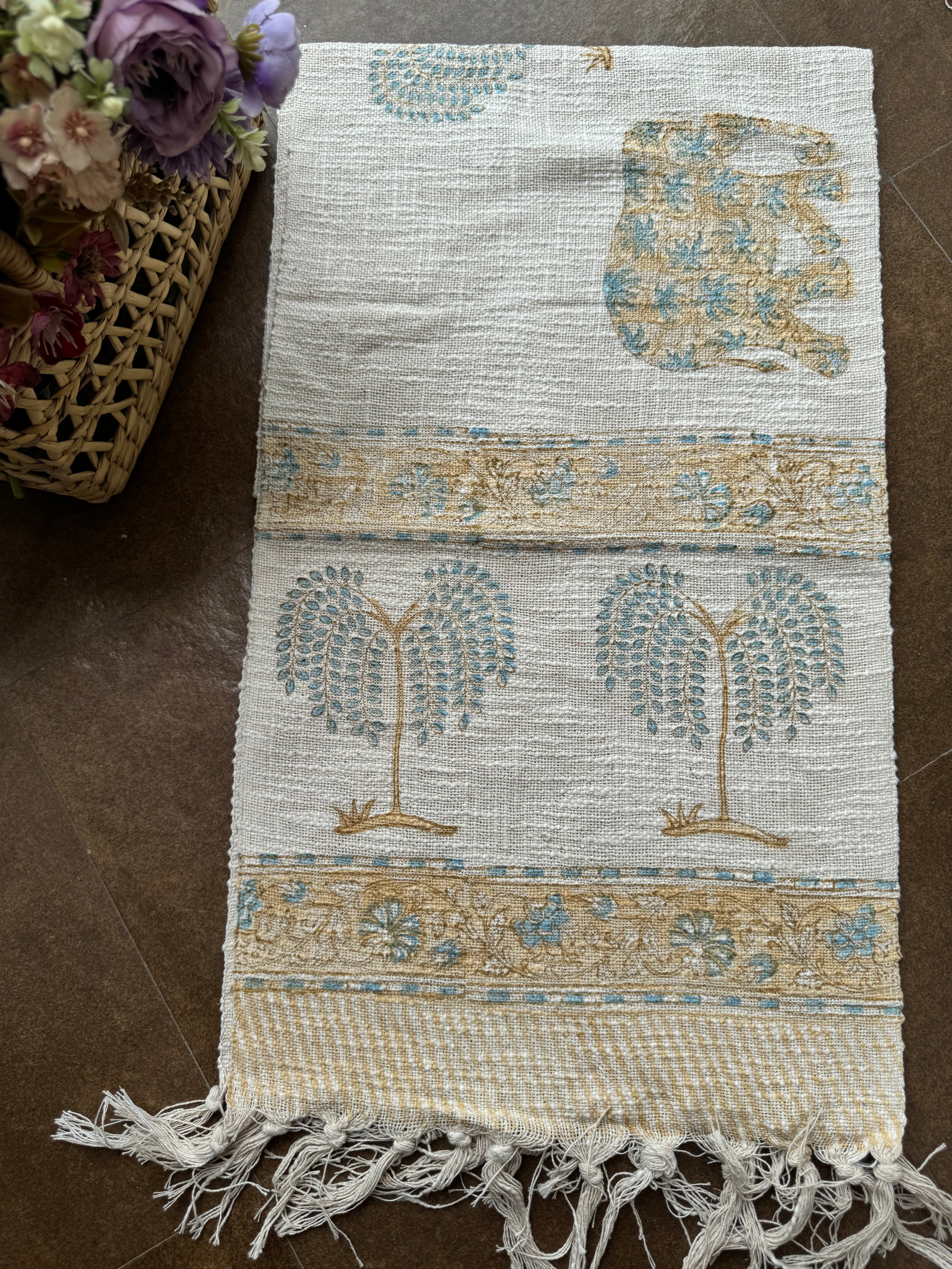 HAND BLOCK PRINTED TABLE RUNNER
