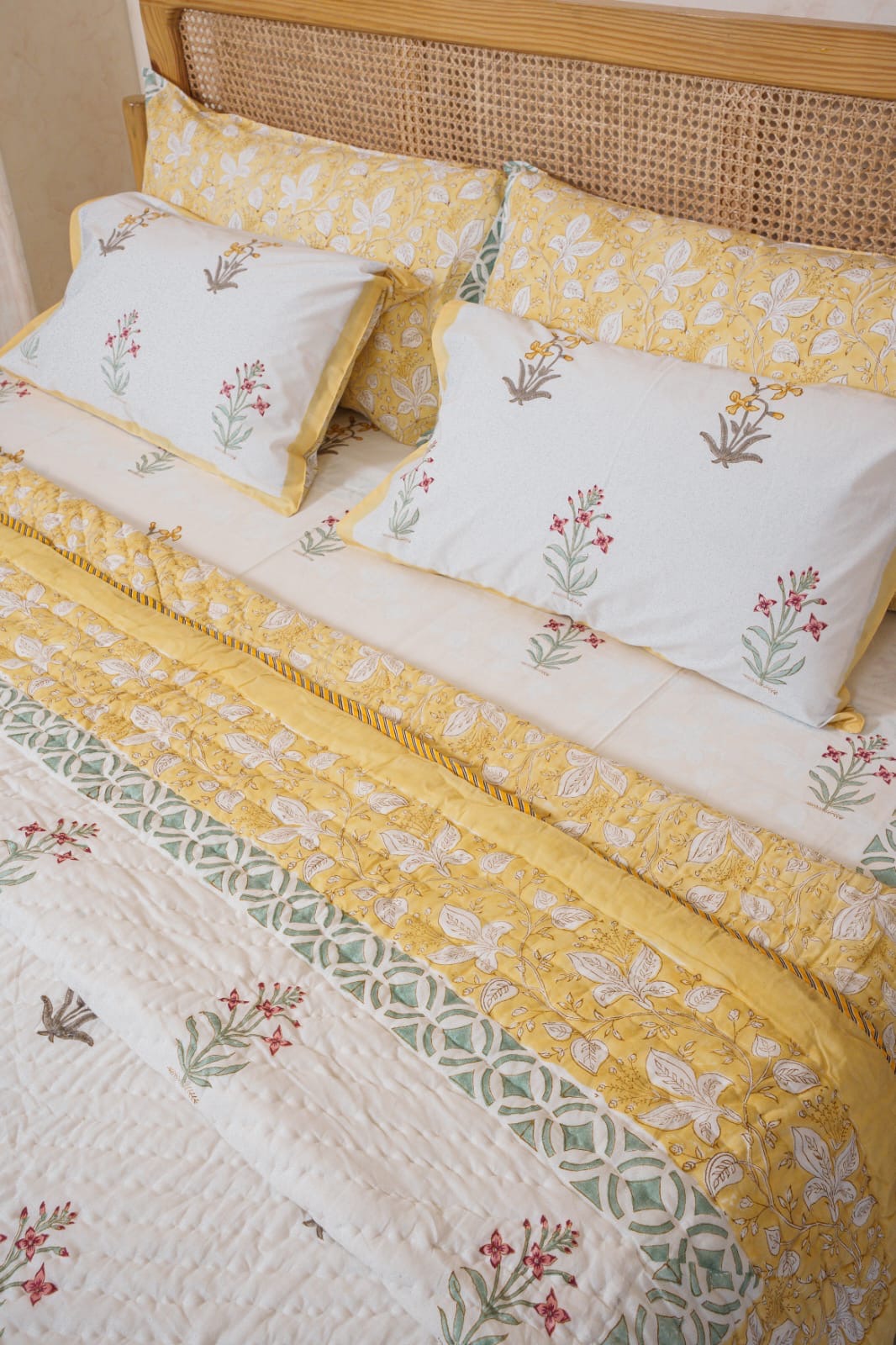 RASHIKA HANDBLOCK PRINTED BEDDING