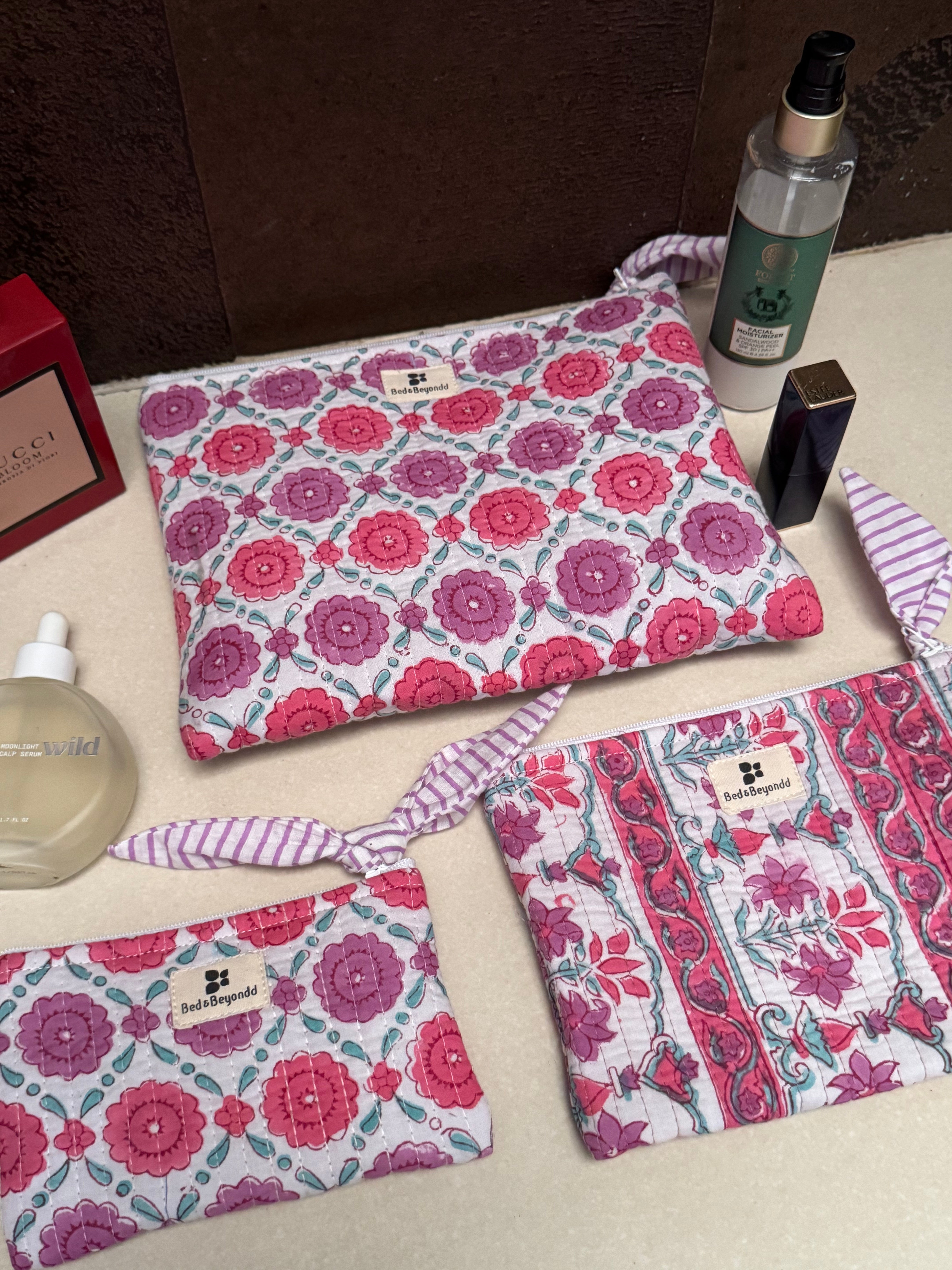 FLAT POUCH - SET OF THREE