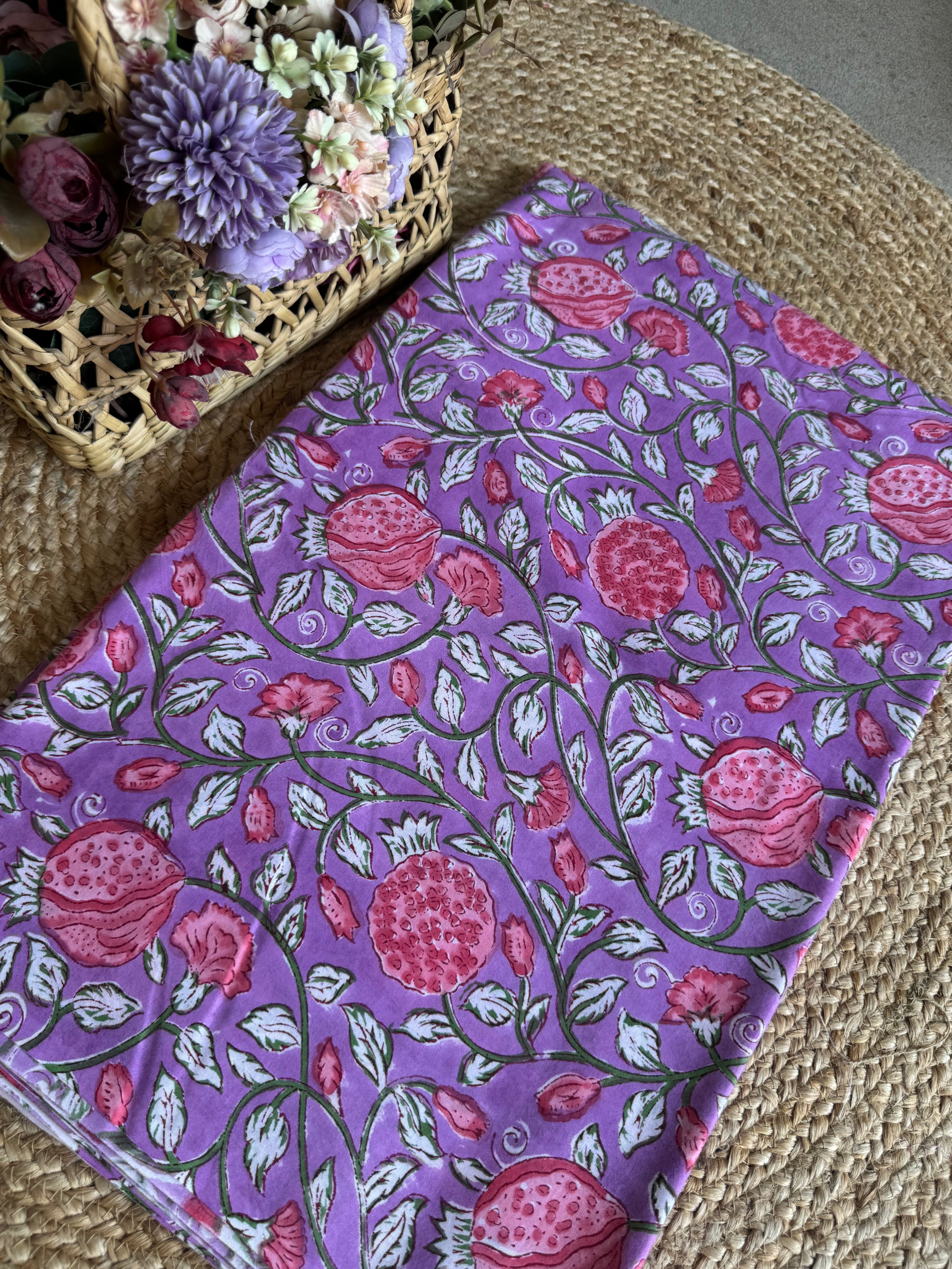 HAND BLOCK PRINTED COTTON FABRIC