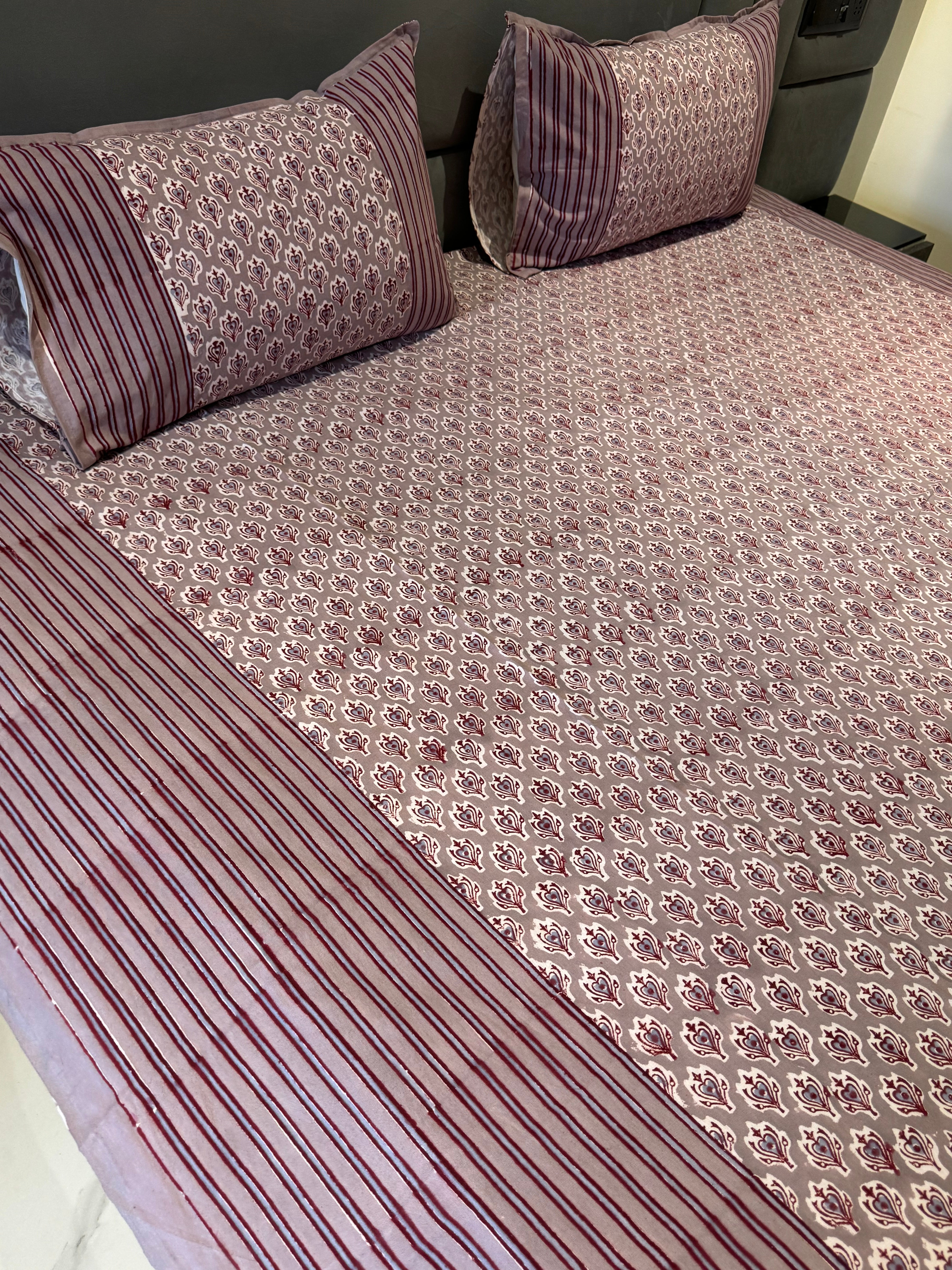 UTSAV HAND BLOCK PRINTED BEDSHEET