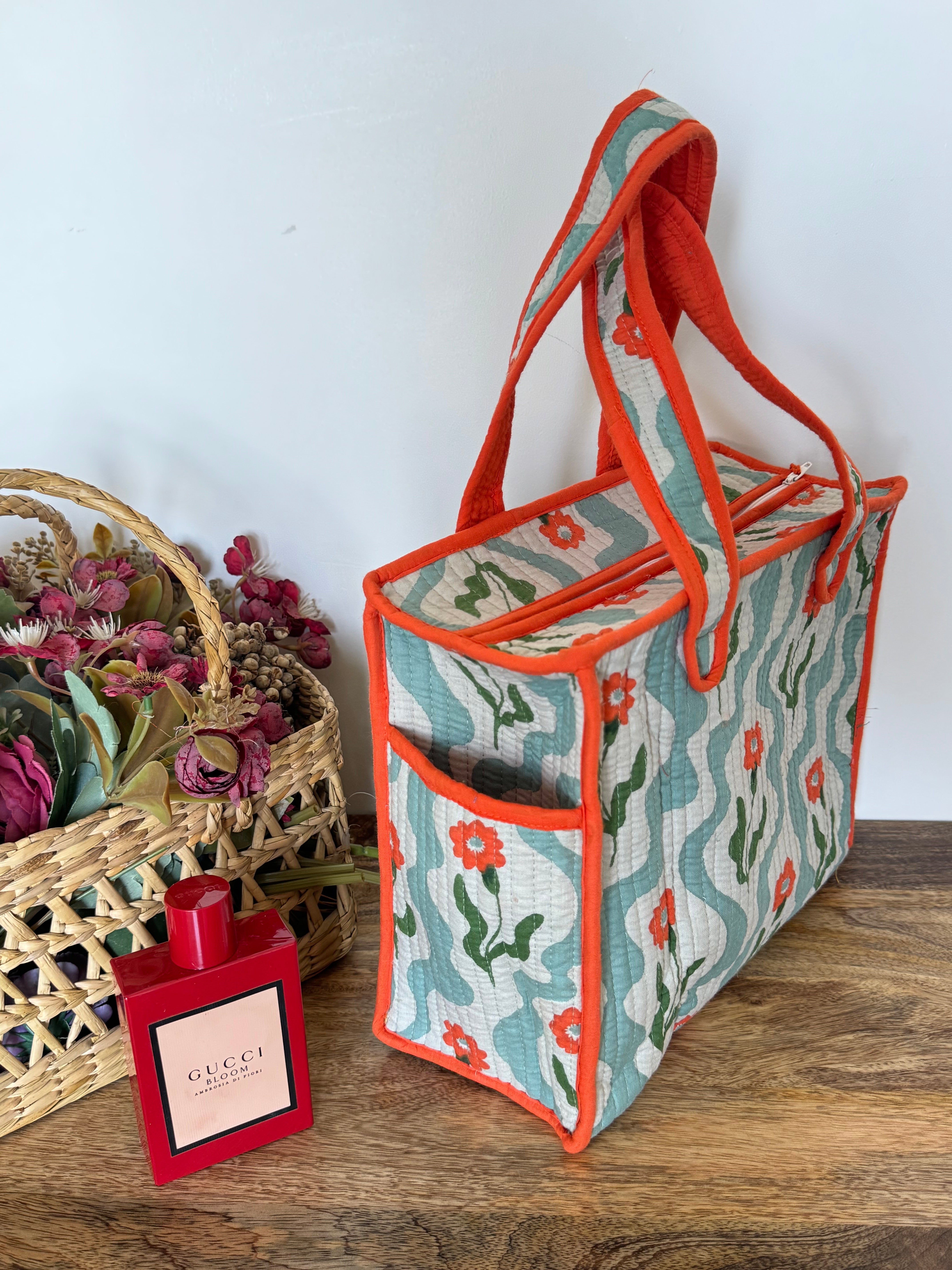 MINI TOTE BAG WITH ZIP