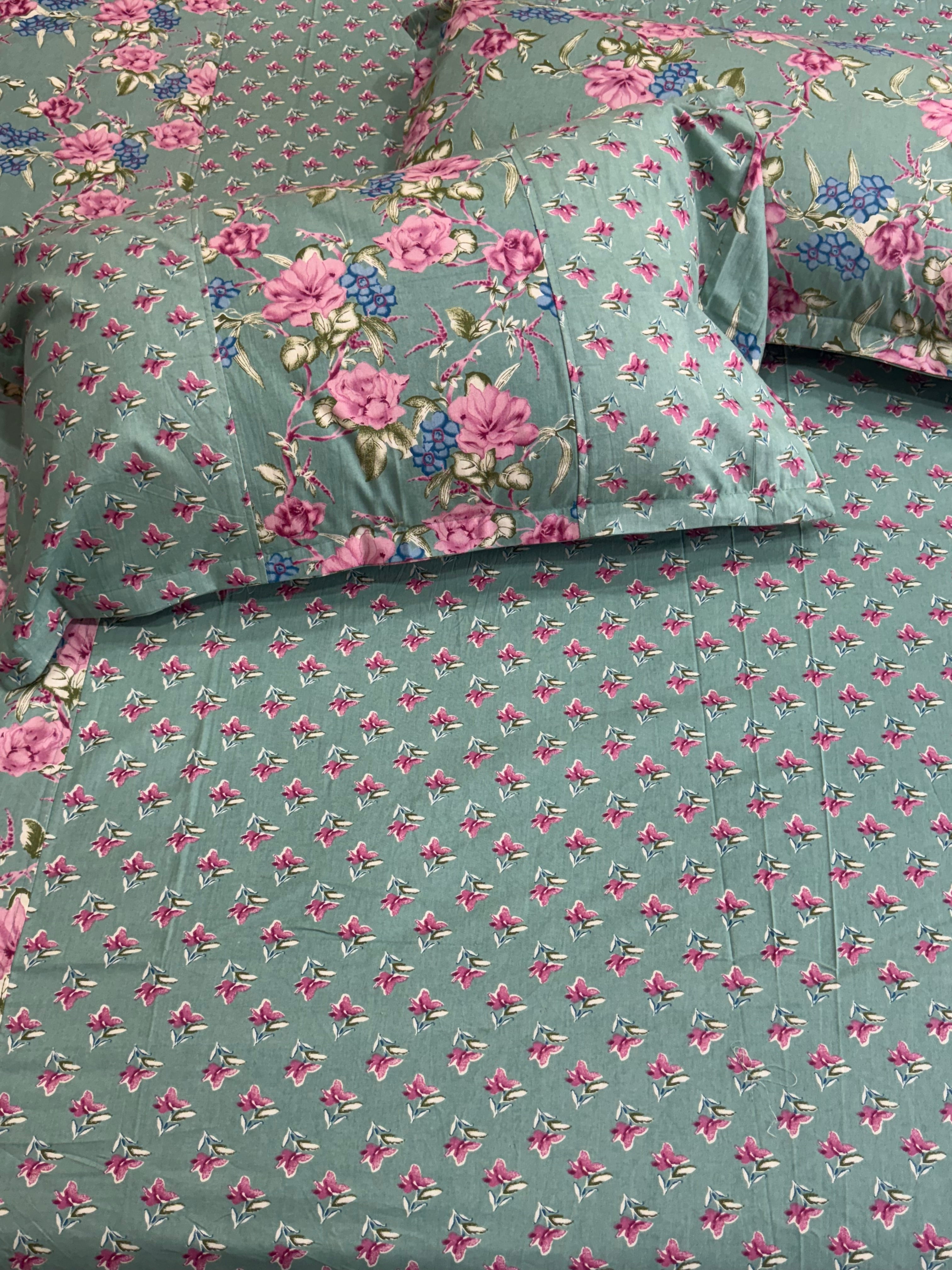 KANAK BEDSHEET WITH TWO PILLOW CASES