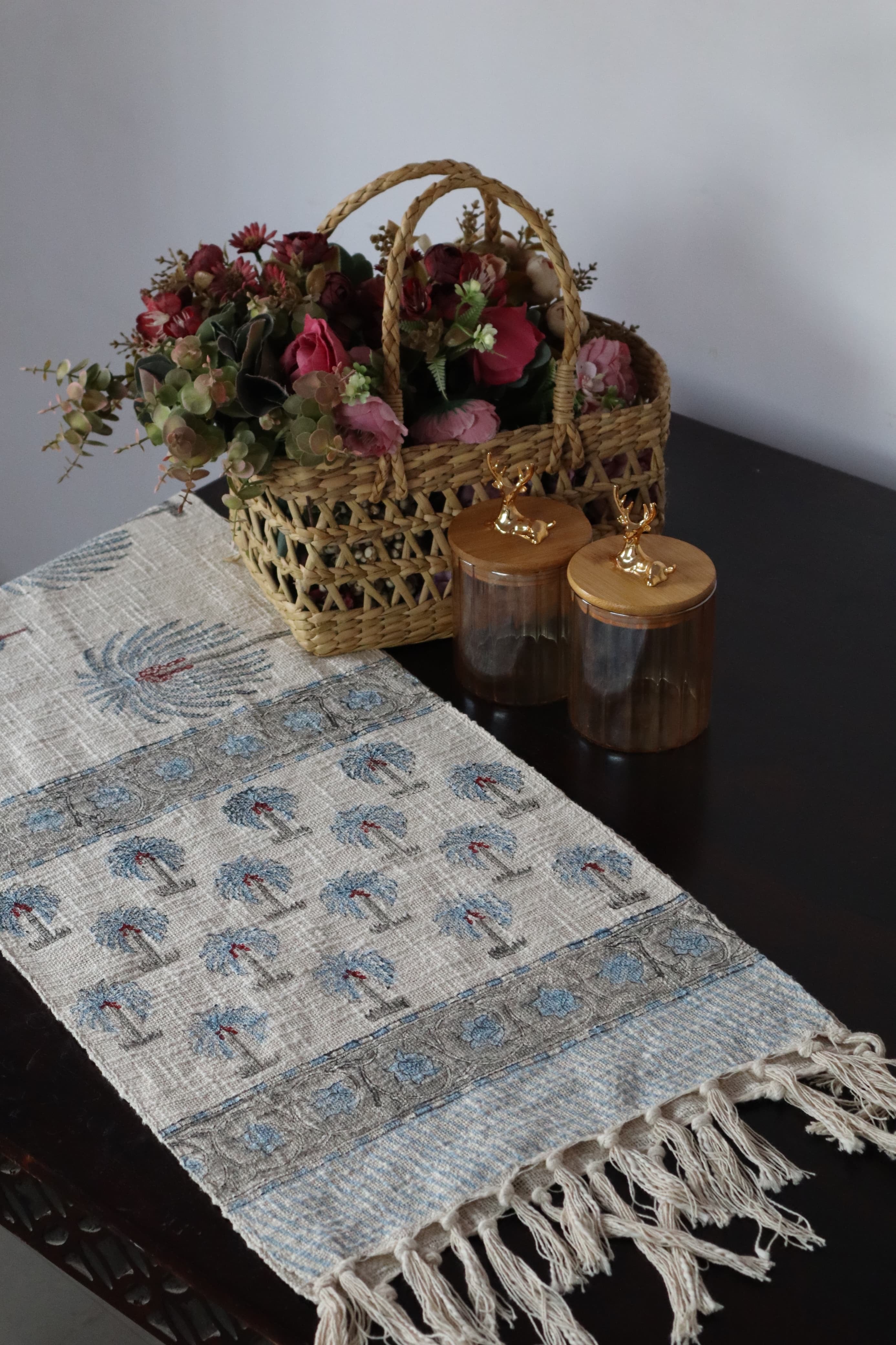 HAND BLOCK PRINTED TABLE RUNNER