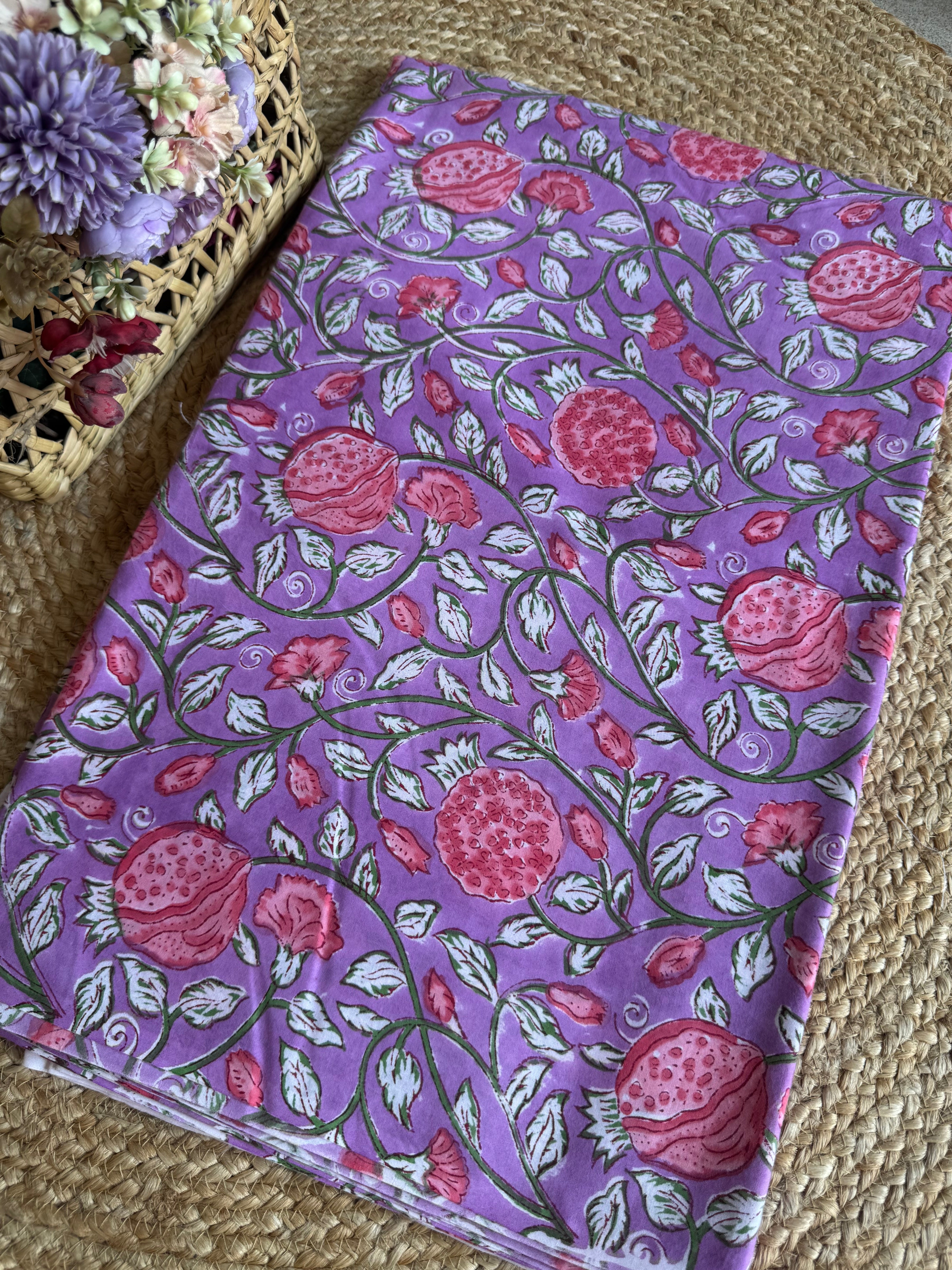 HAND BLOCK PRINTED COTTON FABRIC