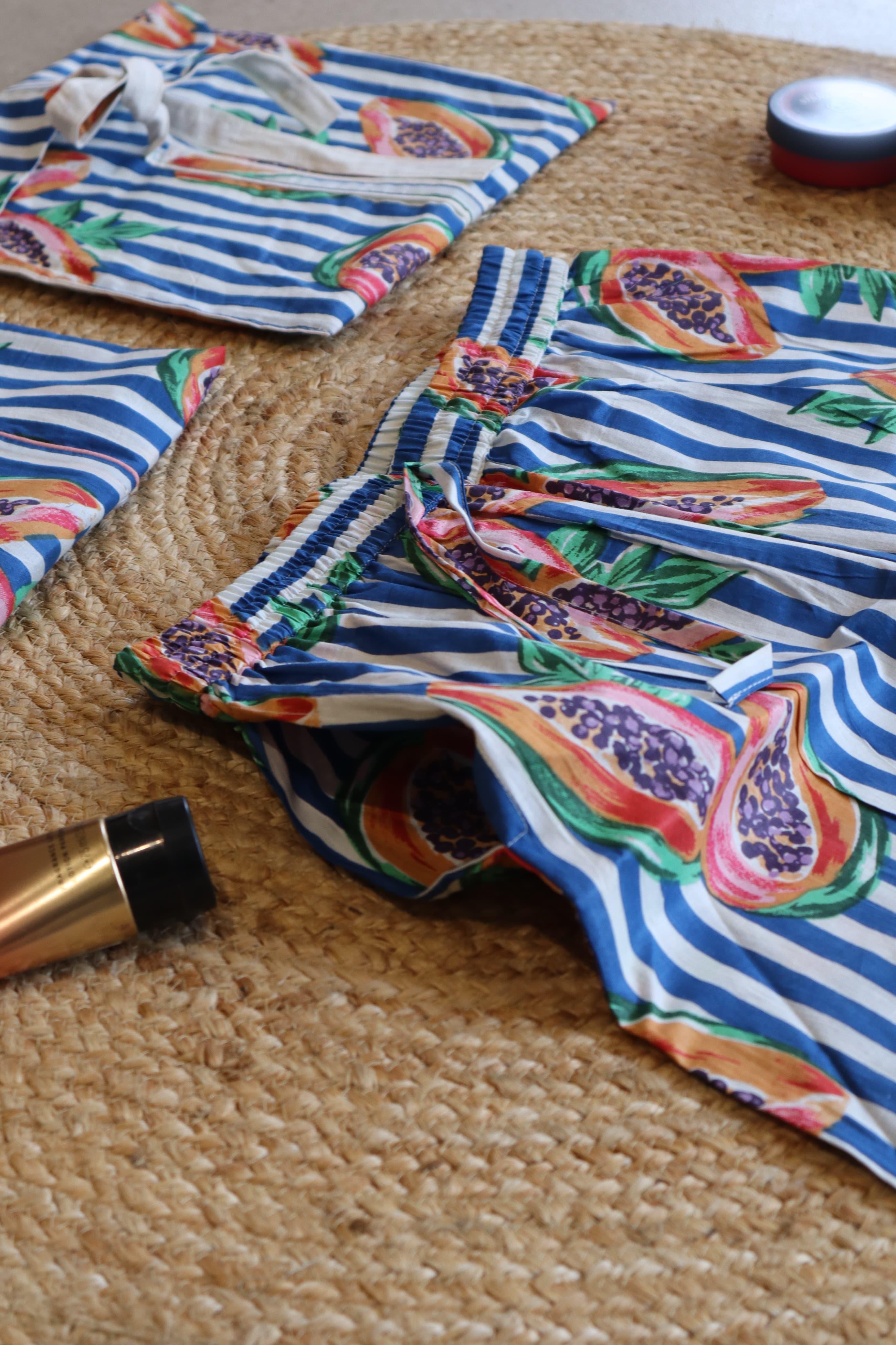 BLUE PAPAYA HALF SHIRT AND SHORTS