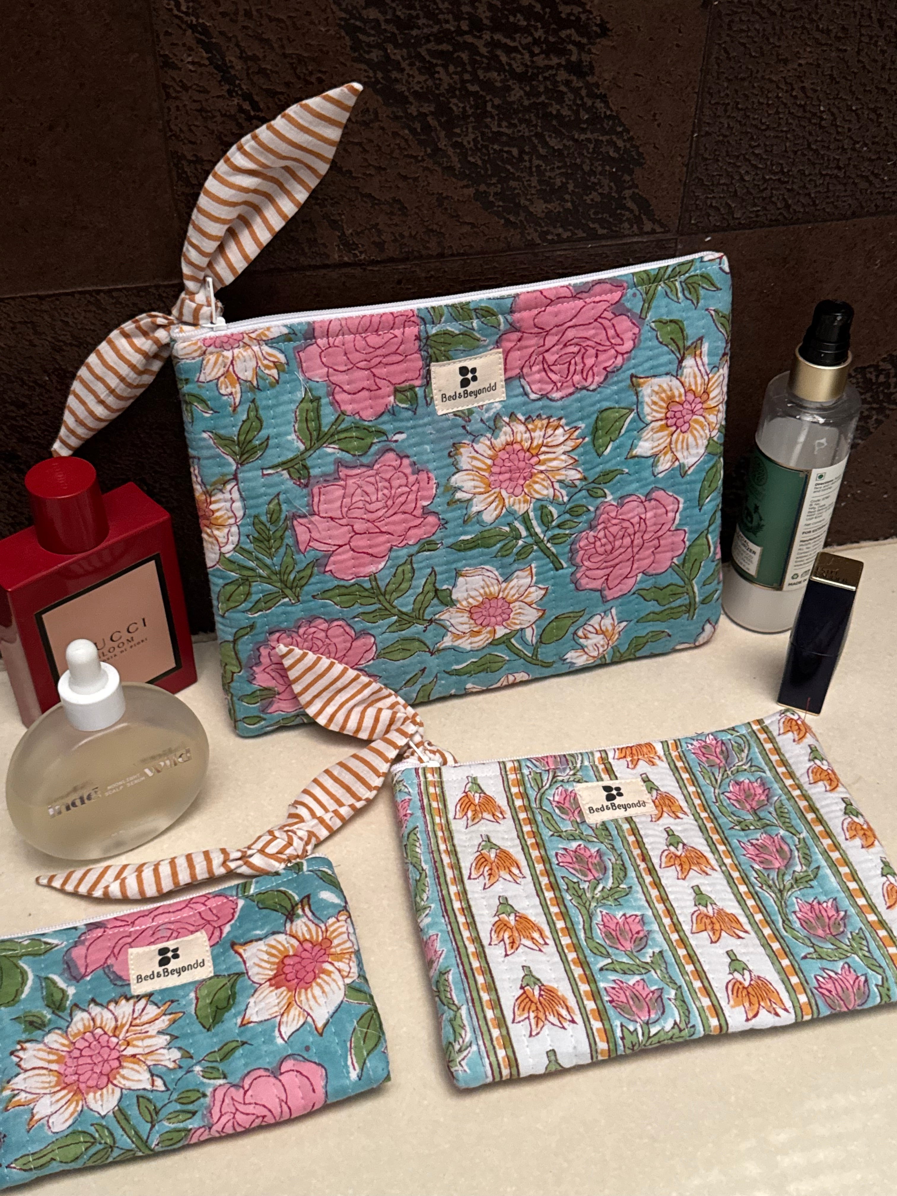 FLAT POUCH - SET OF THREE