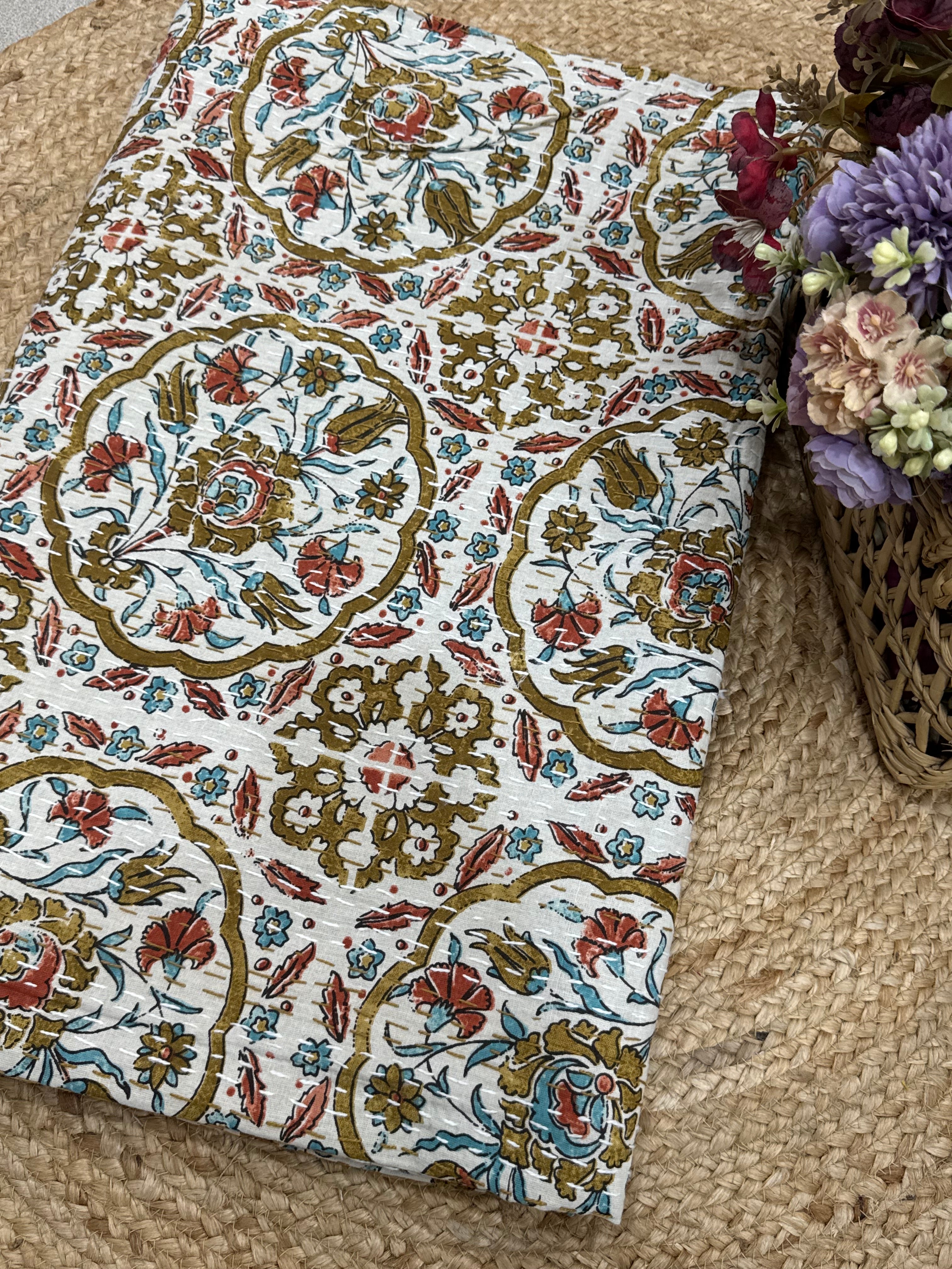 Kantha Bedcover