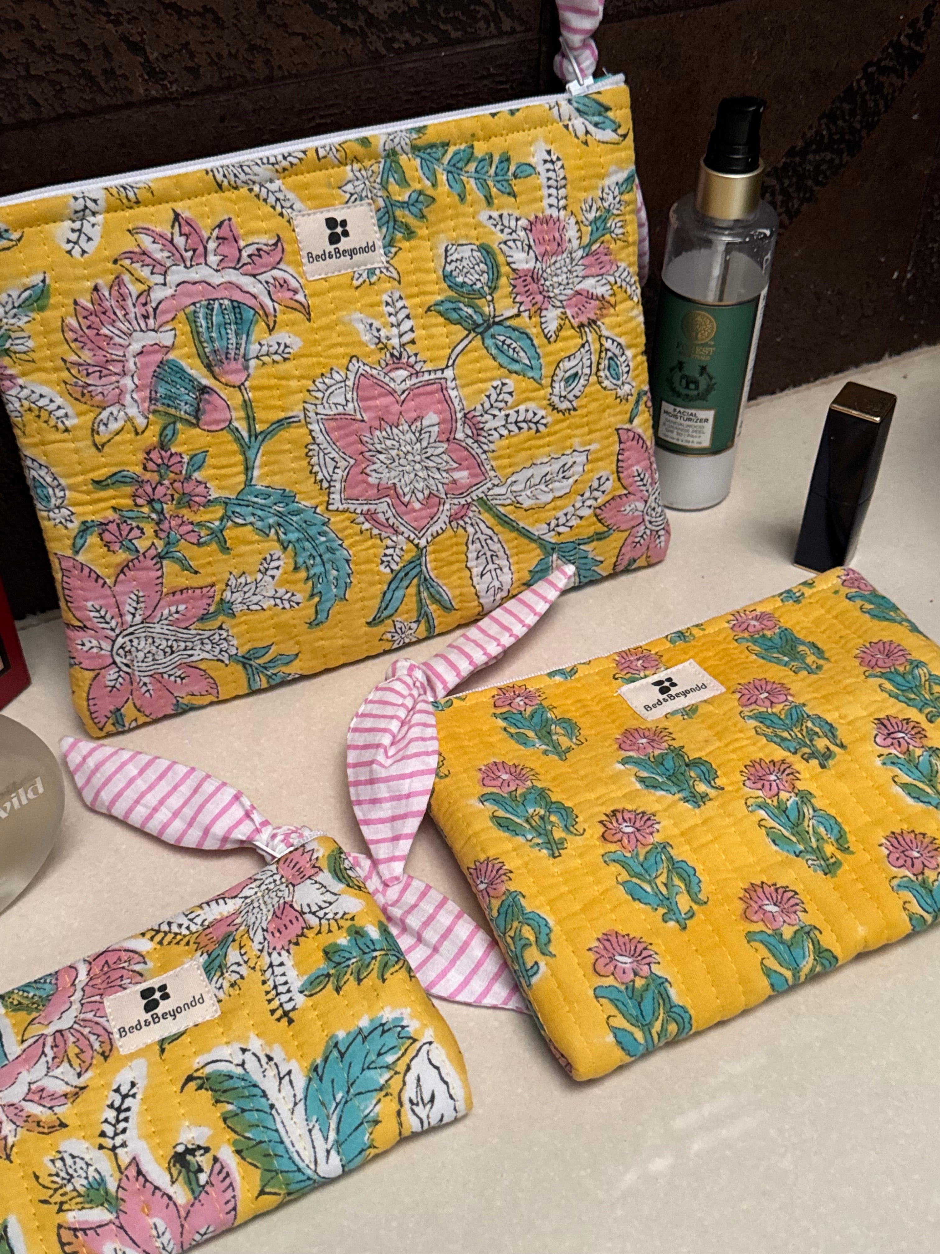 FLAT POUCH - SET OF THREE