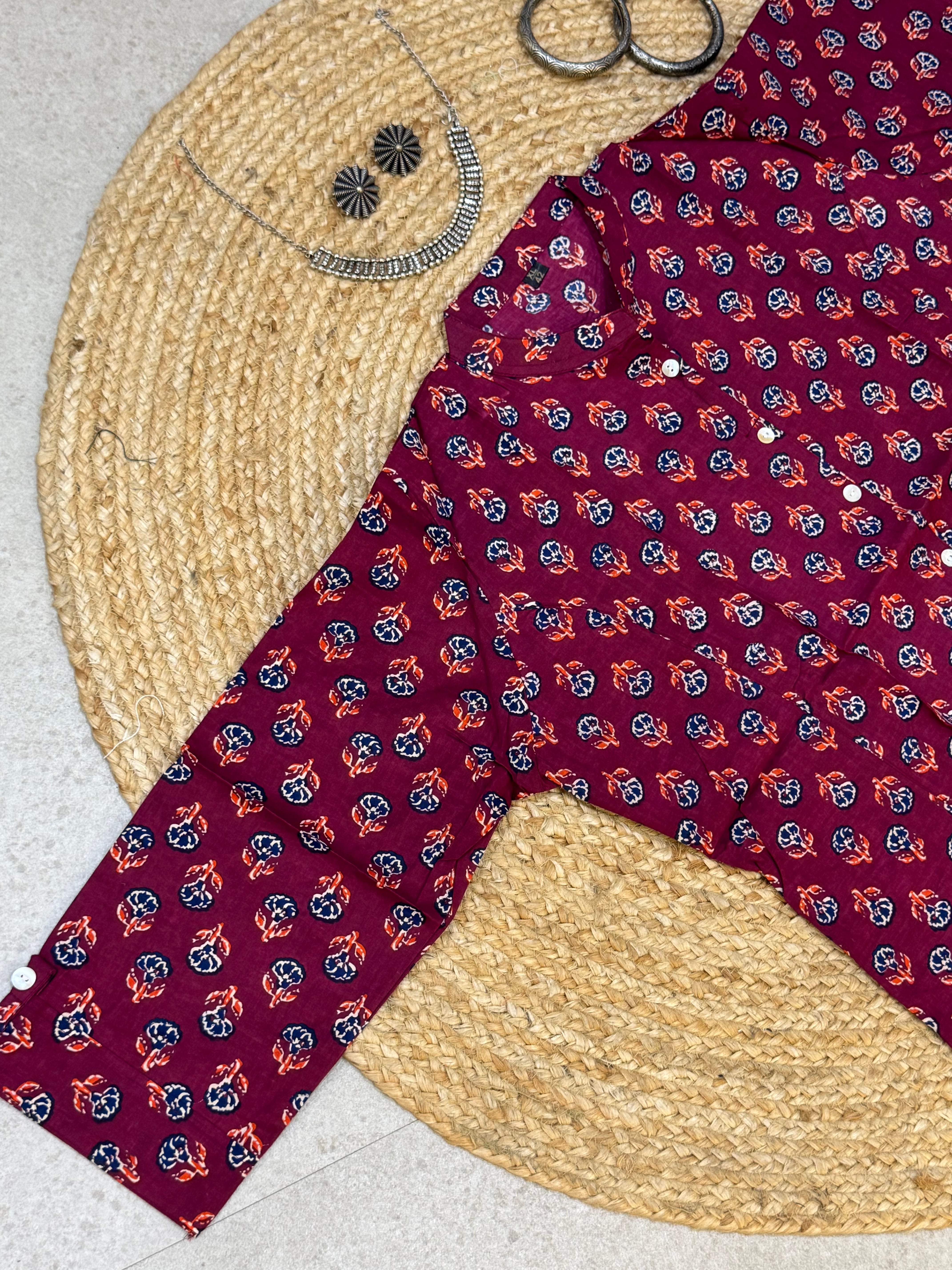 SHORT LENGTH COTTON KURTA