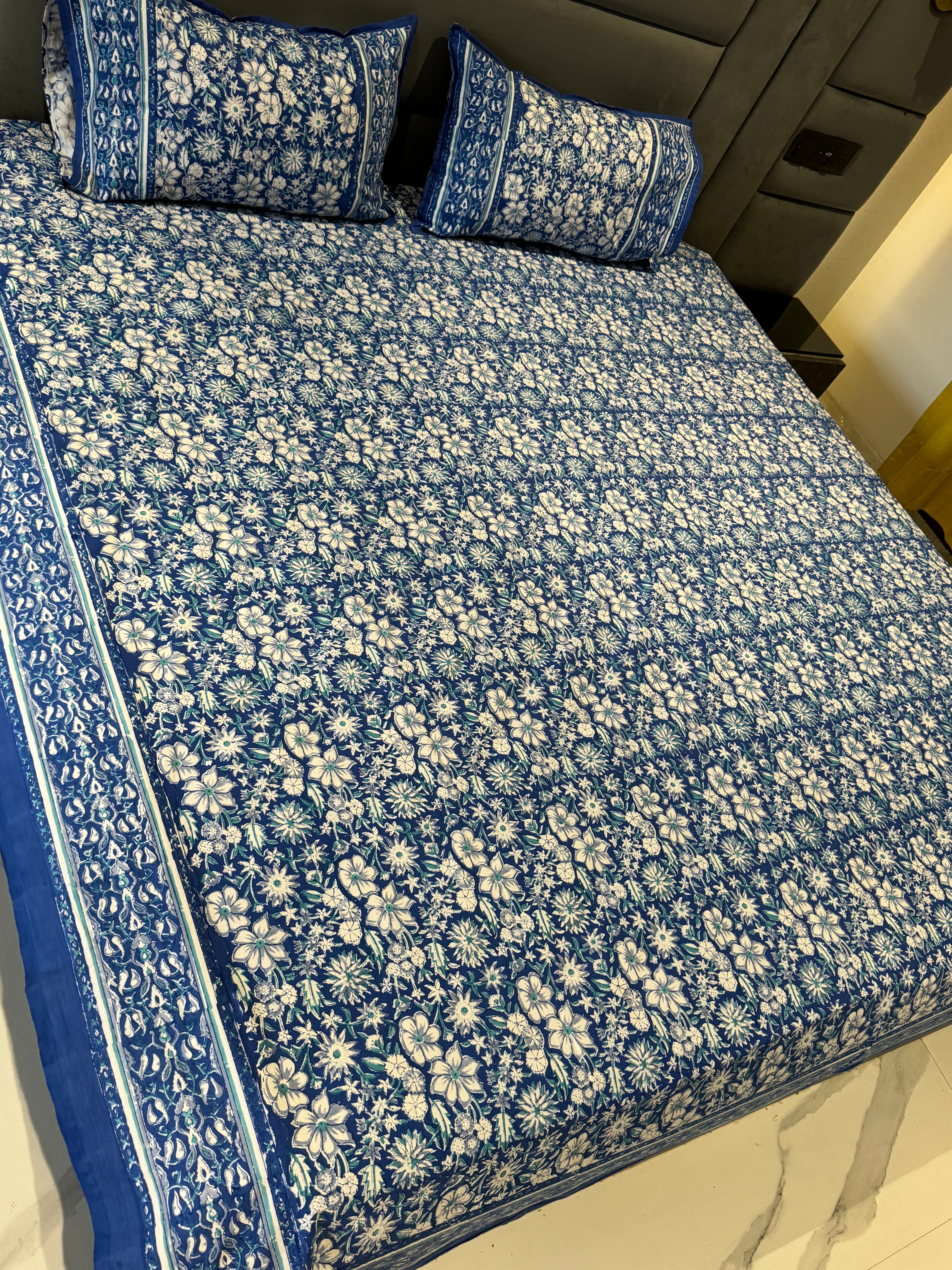 UTSAV HAND BLOCK PRINTED BEDSHEET