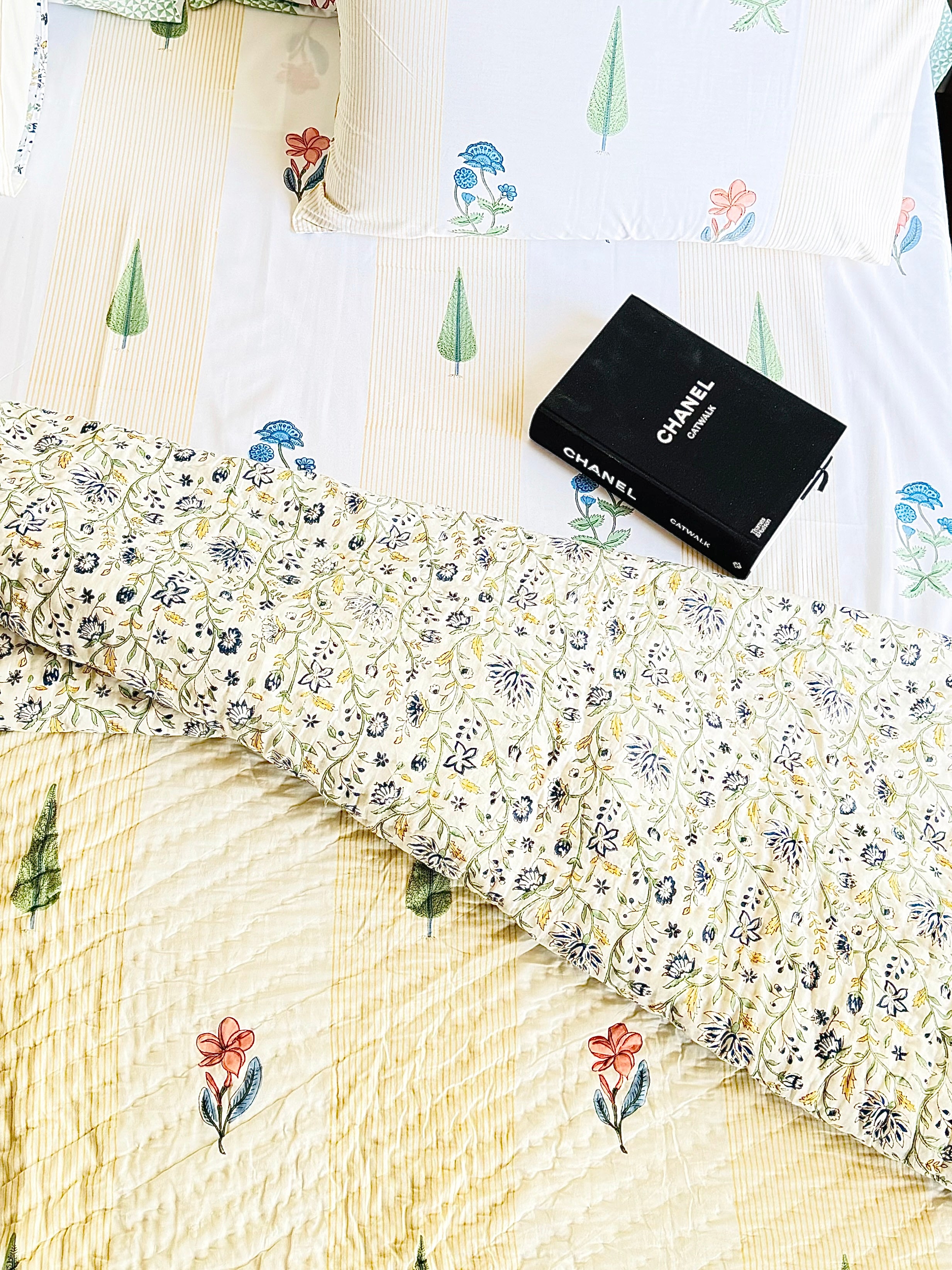 ARNIT HANDBLOCK PRINTED BEDDING SET