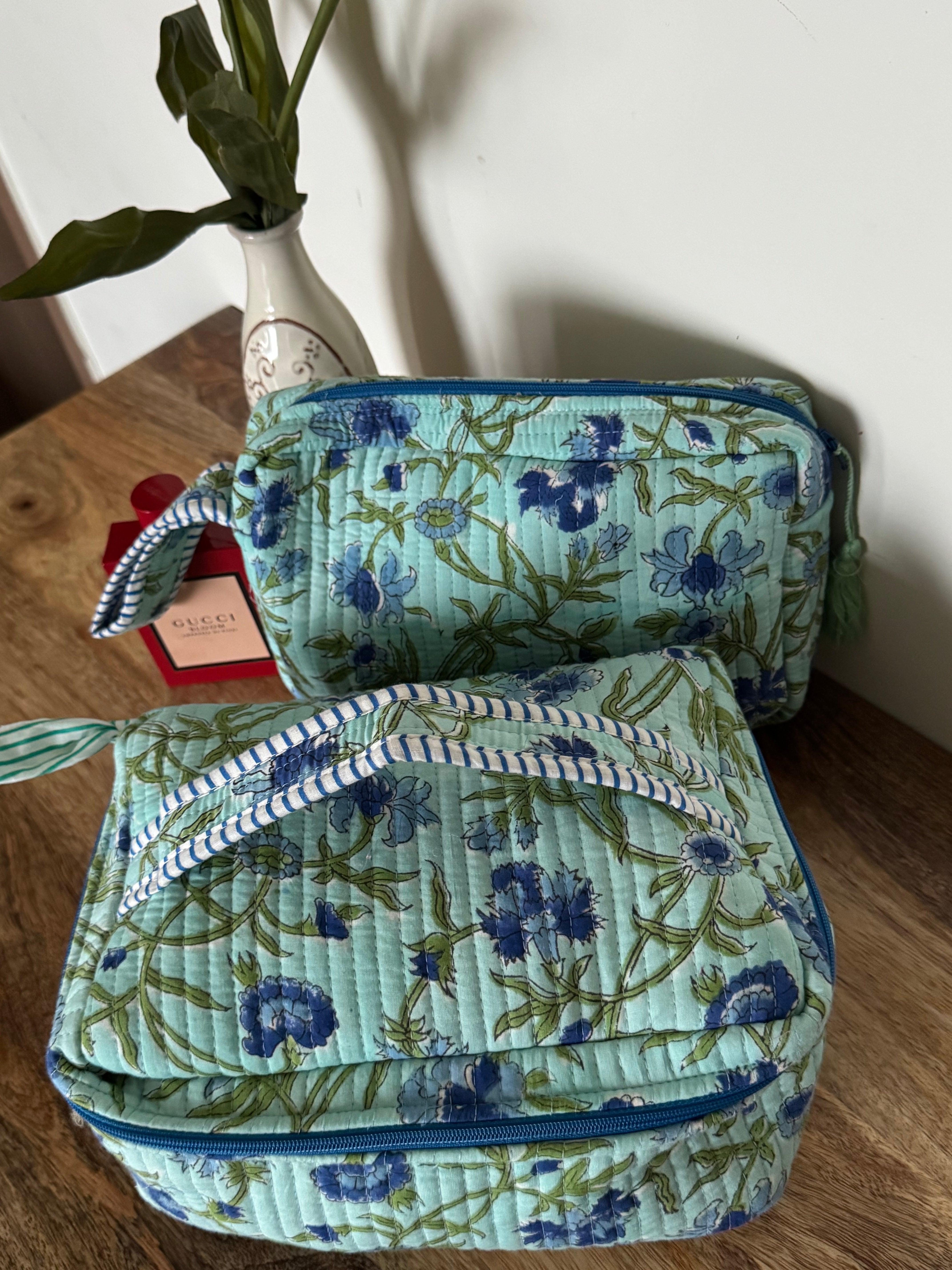 VANITY BAG & TRAVEL POUCH COMBO SET