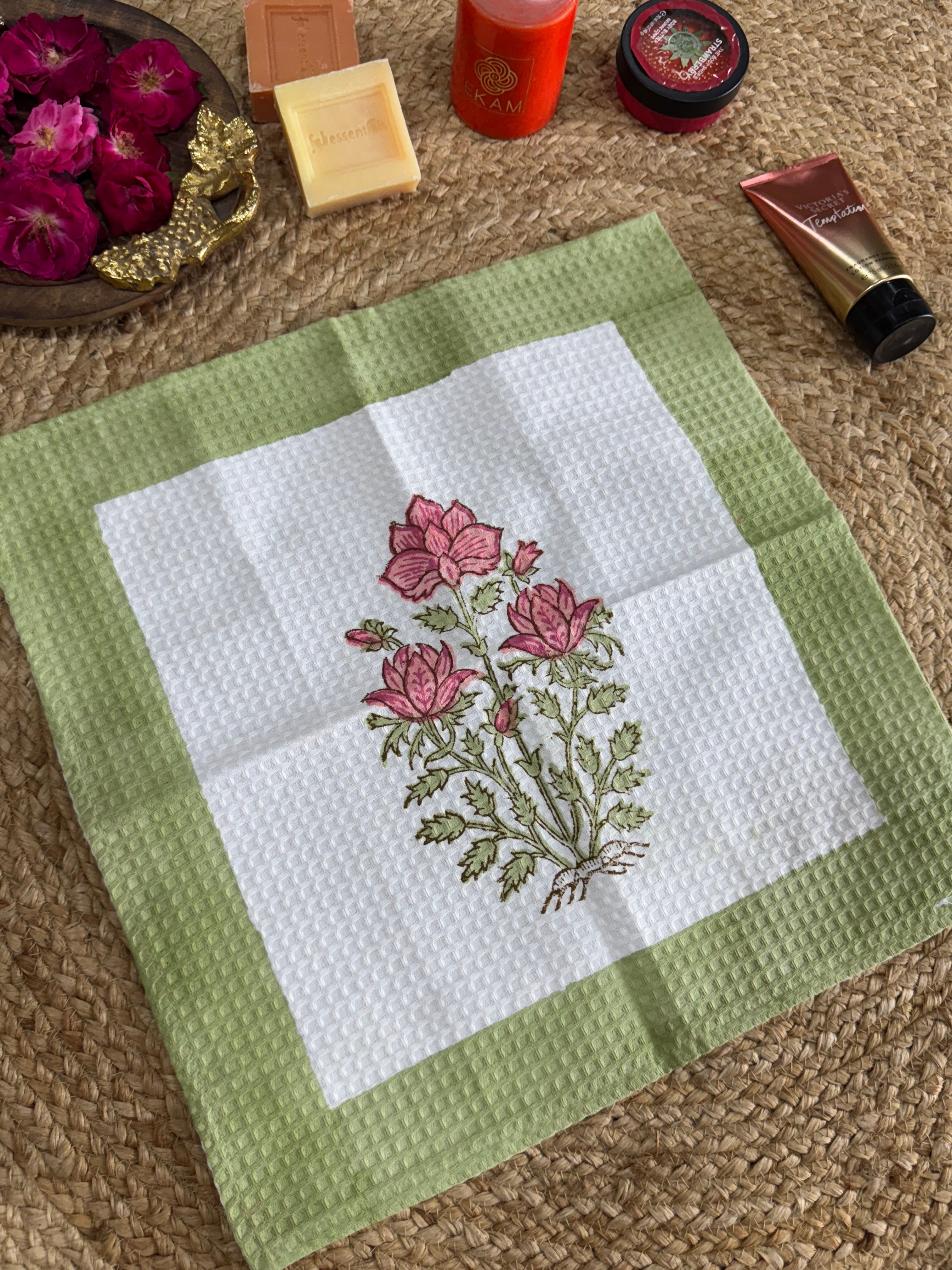 HANDBLOCK PRINTED BODY / HAND TOWEL / NAPKIN