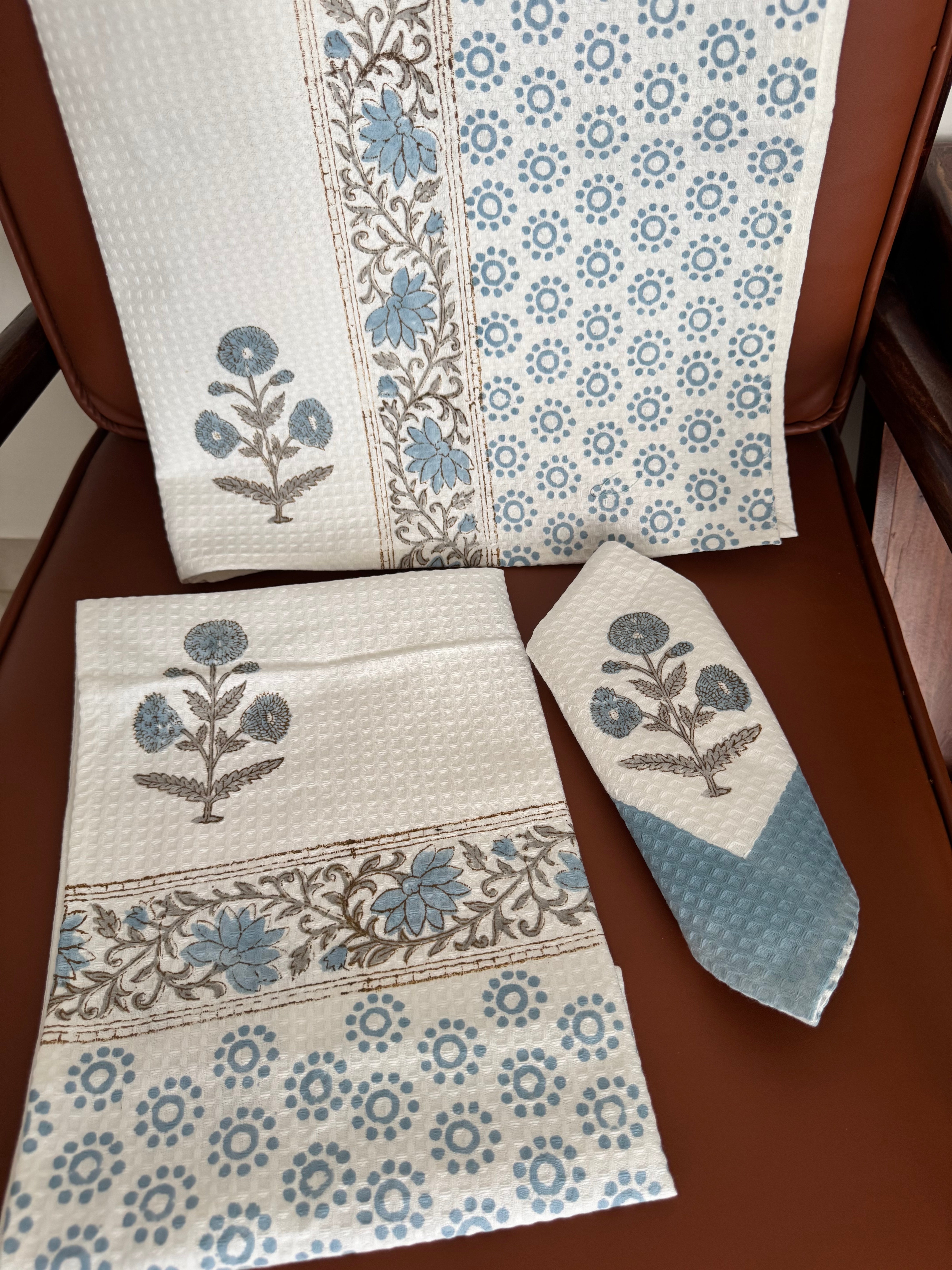 HANDBLOCK PRINTED BODY / HAND TOWEL / NAPKIN