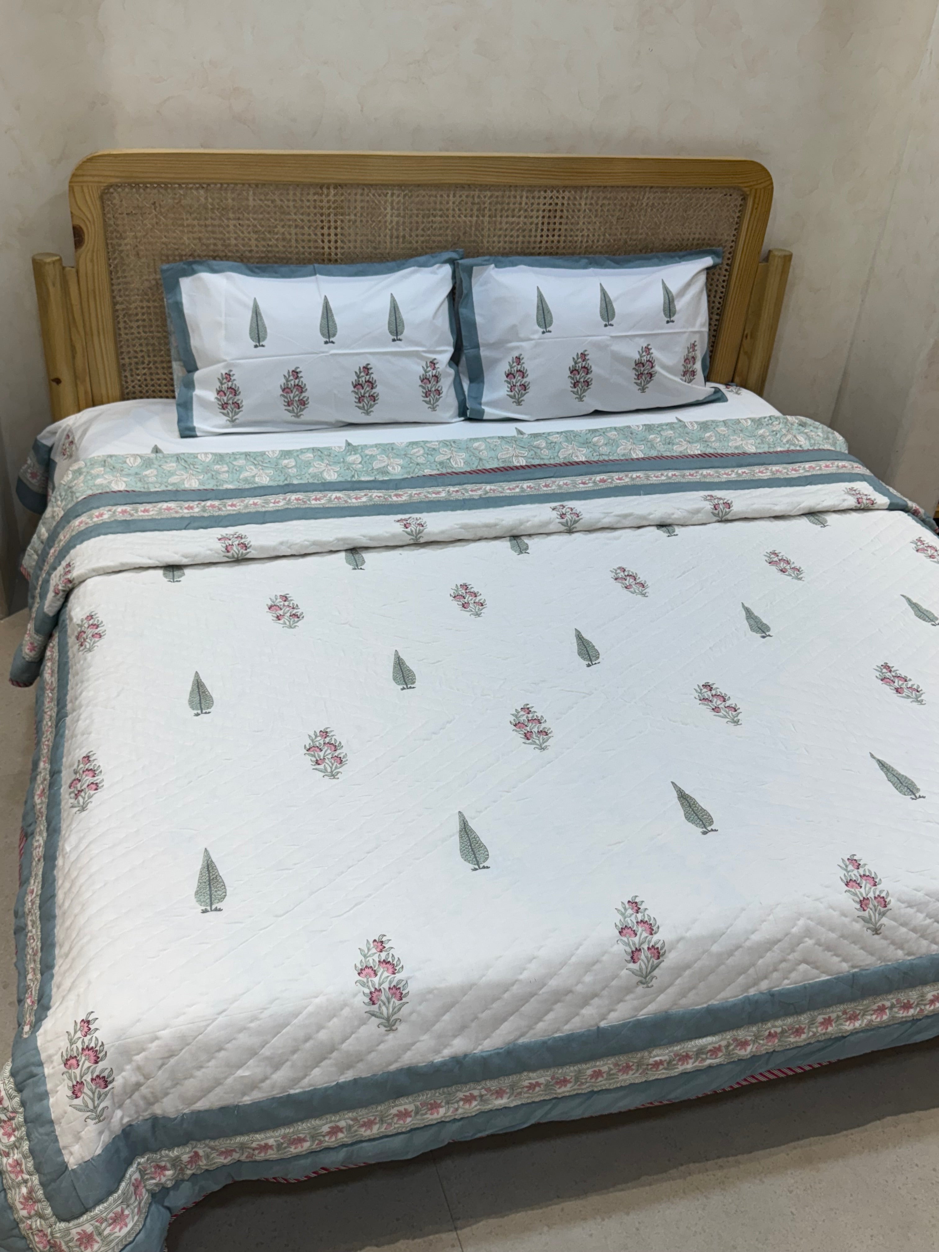 OLIVER HANDBLOCK PRINTED BEDDING