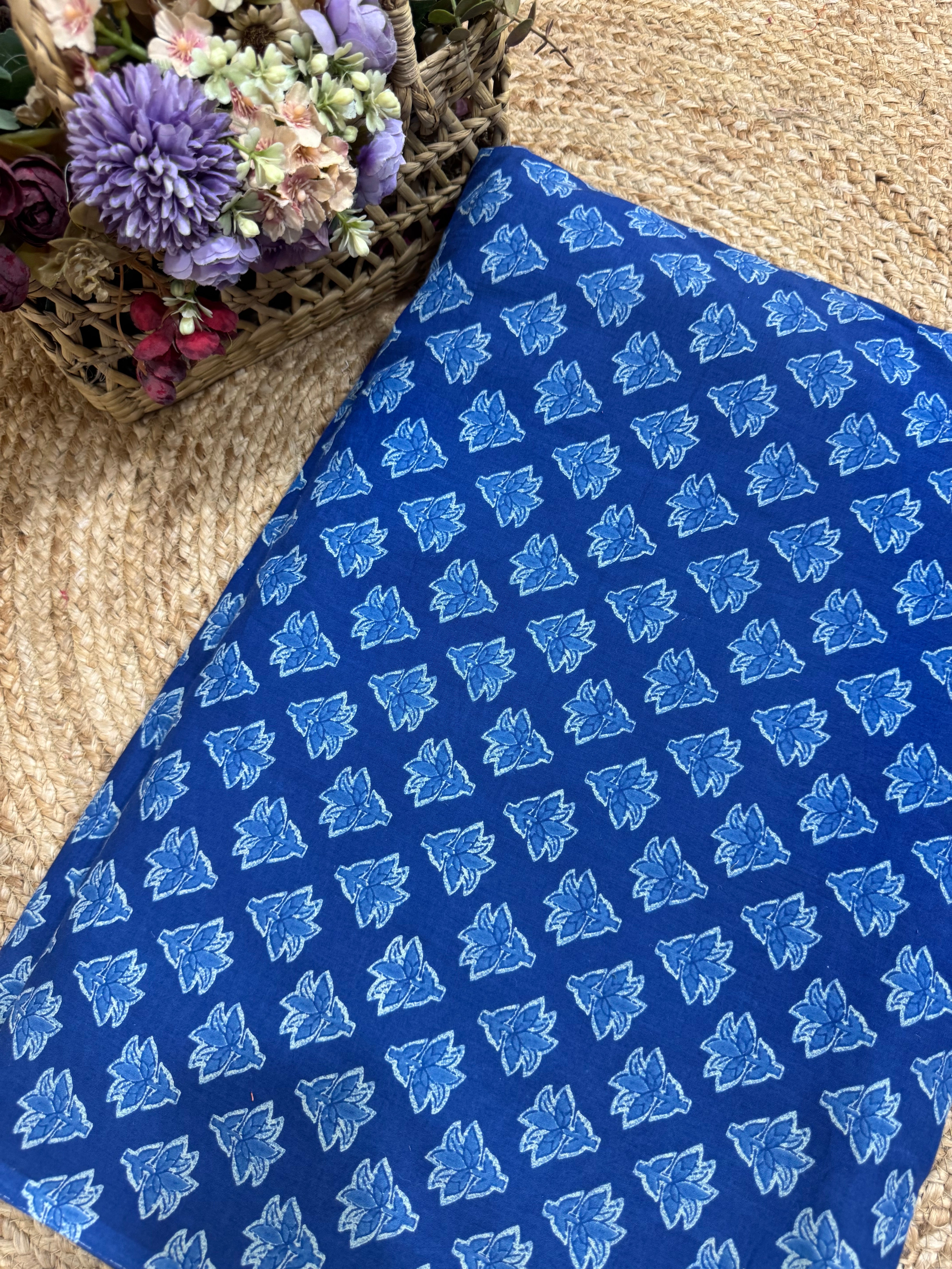 HAND BLOCK PRINTED COTTON FABRIC