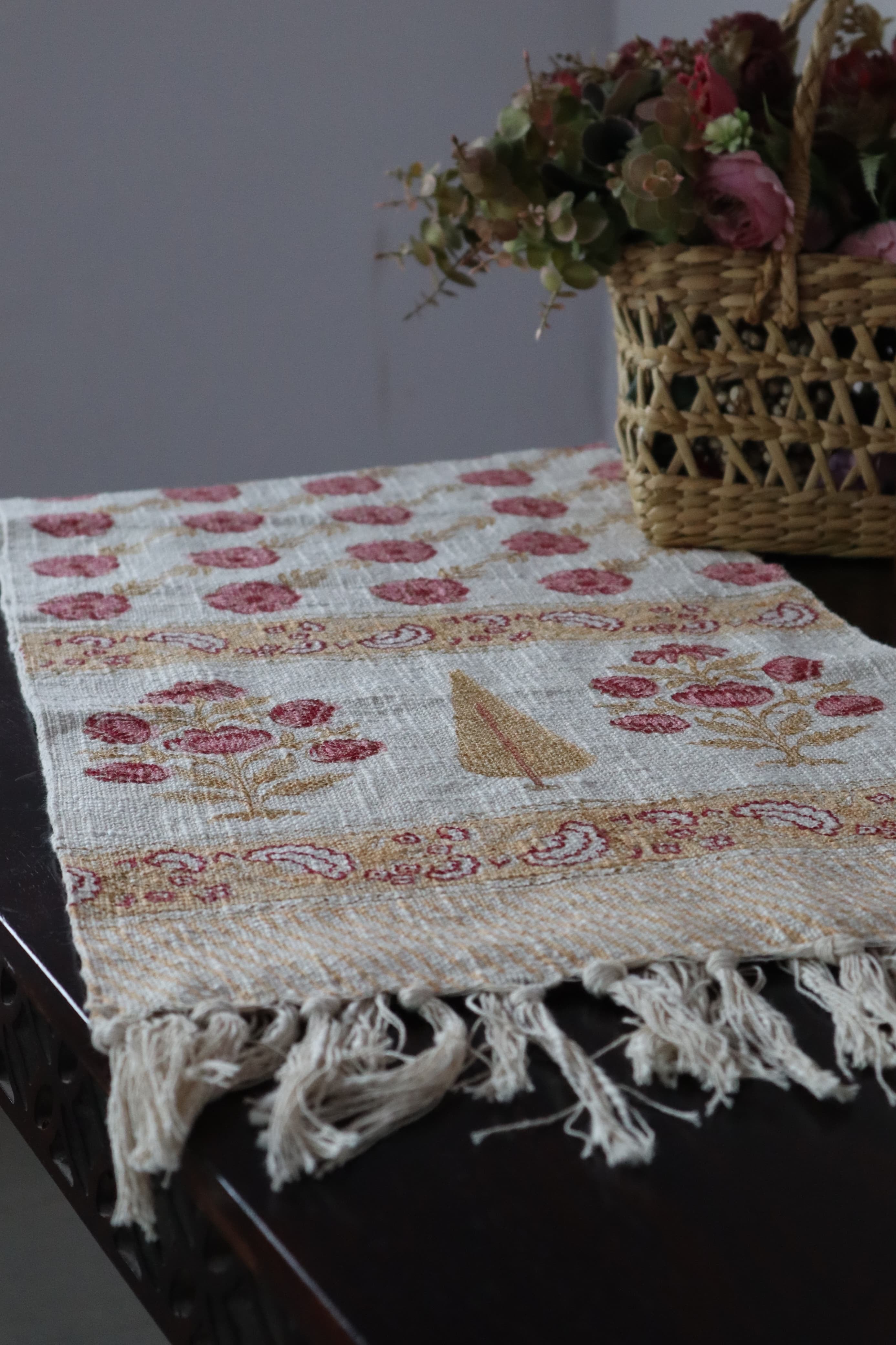 HAND BLOCK PRINTED TABLE RUNNER
