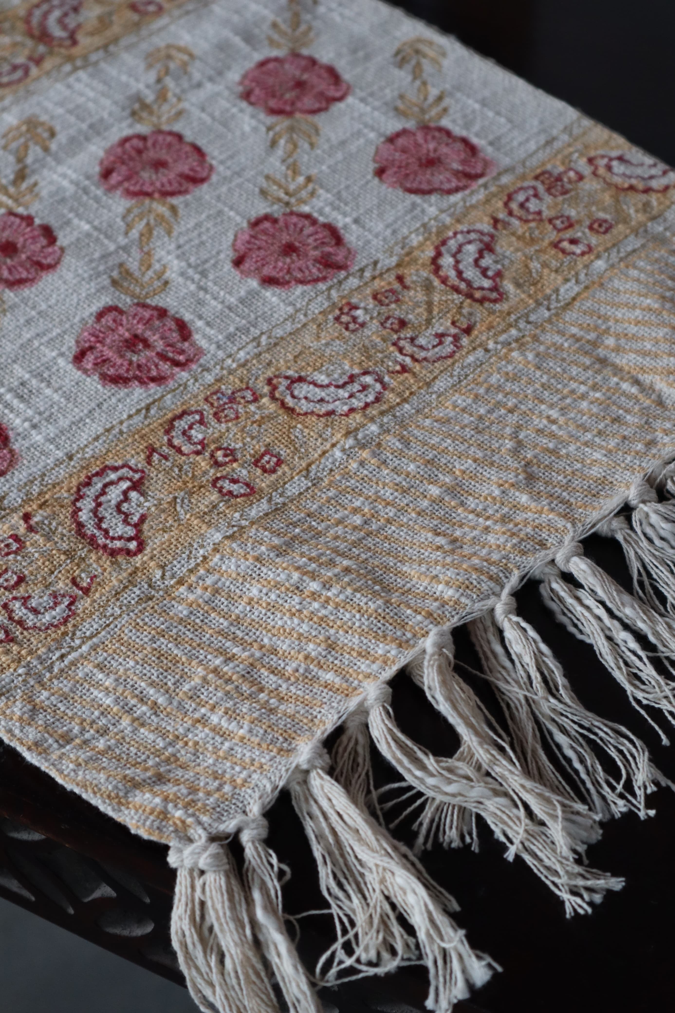 HAND BLOCK PRINTED TABLE RUNNER