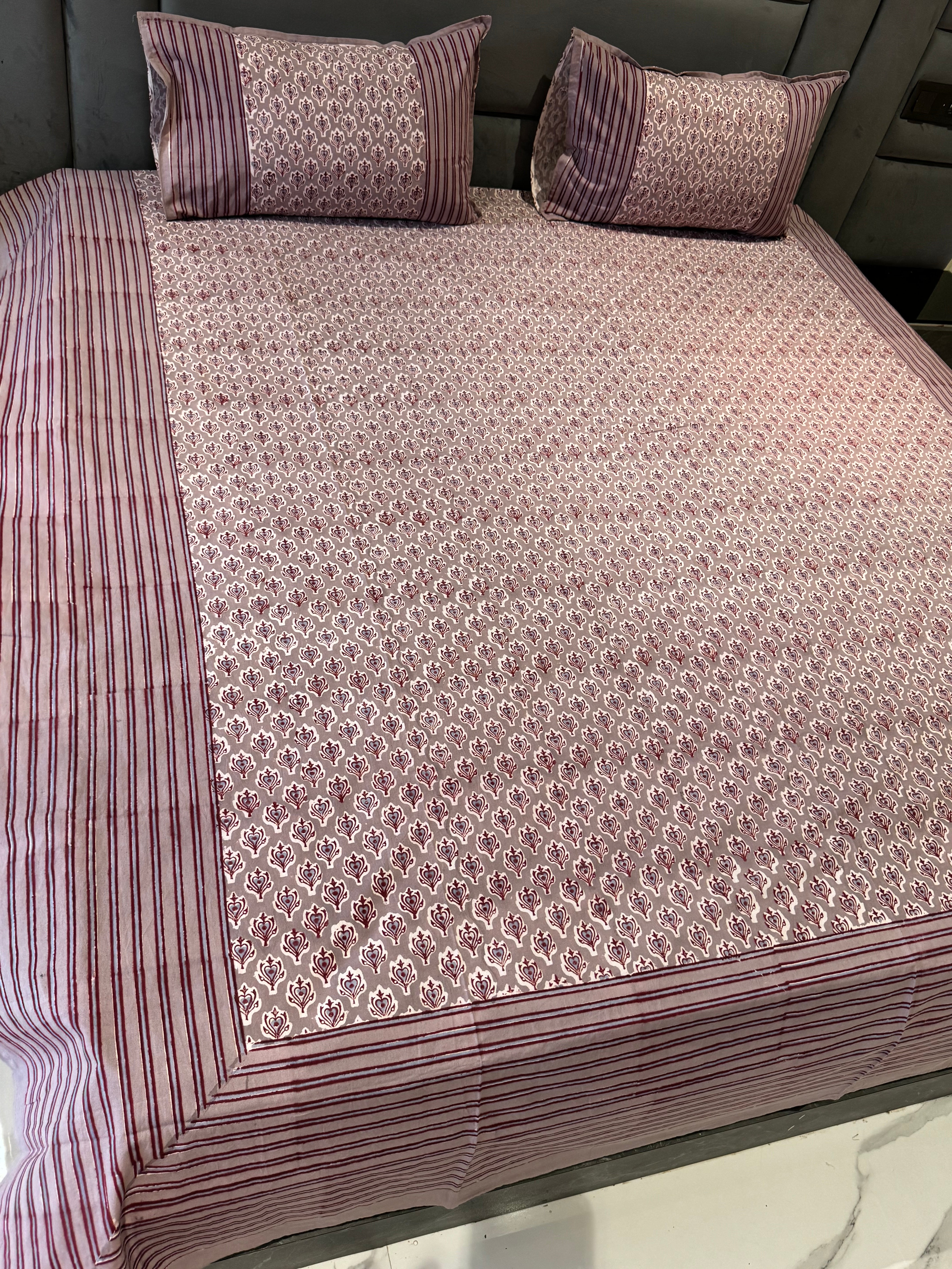 UTSAV HAND BLOCK PRINTED BEDSHEET