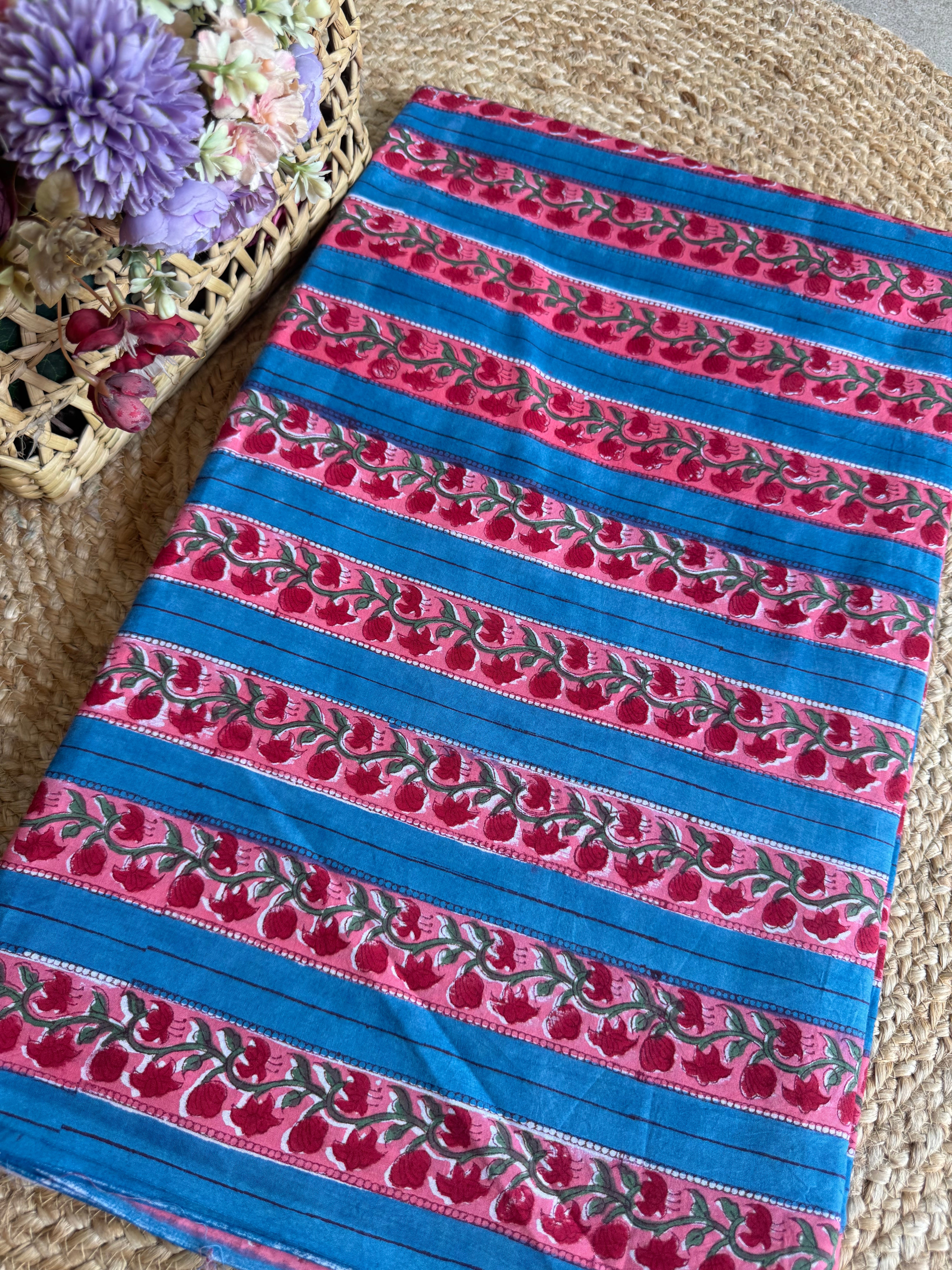 HAND BLOCK PRINTED COTTON FABRIC