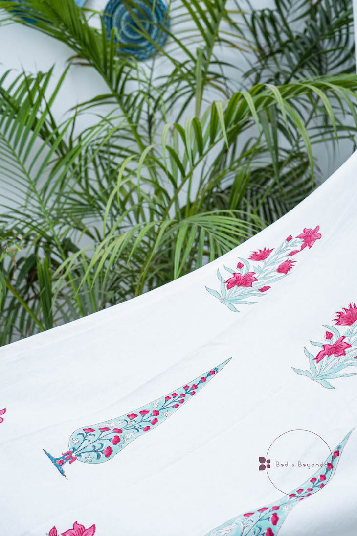 PANACHE HANDBLOCK PRINTED CURTAIN