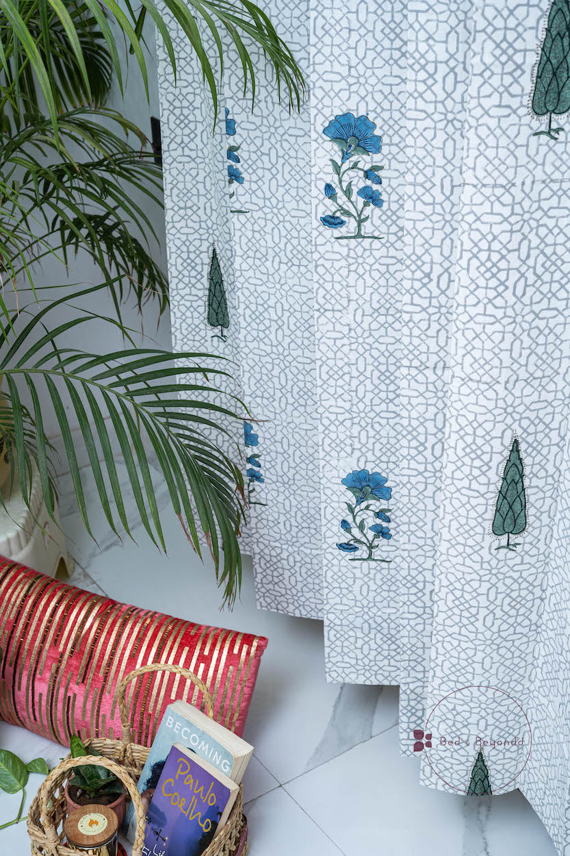 NEEL KAMAL HANDBLOCK PRINTED CURTAIN