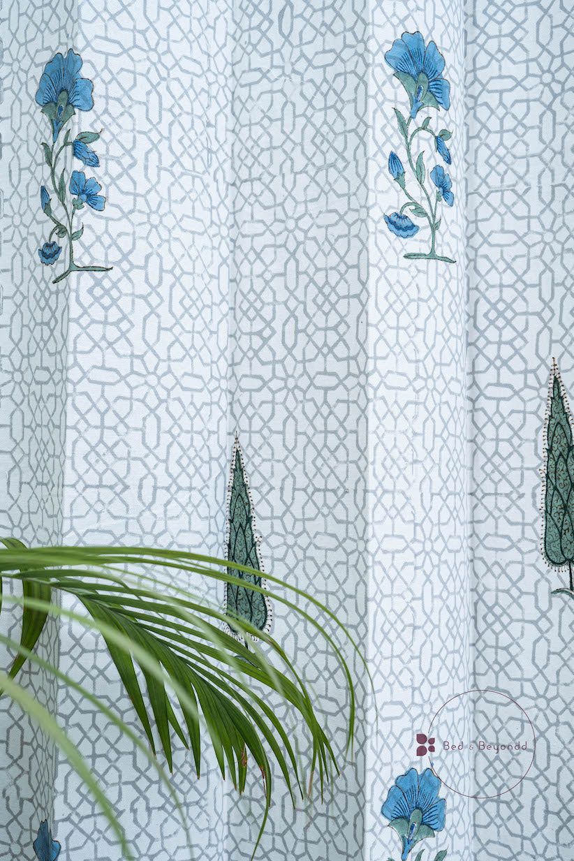NEEL KAMAL HANDBLOCK PRINTED CURTAIN
