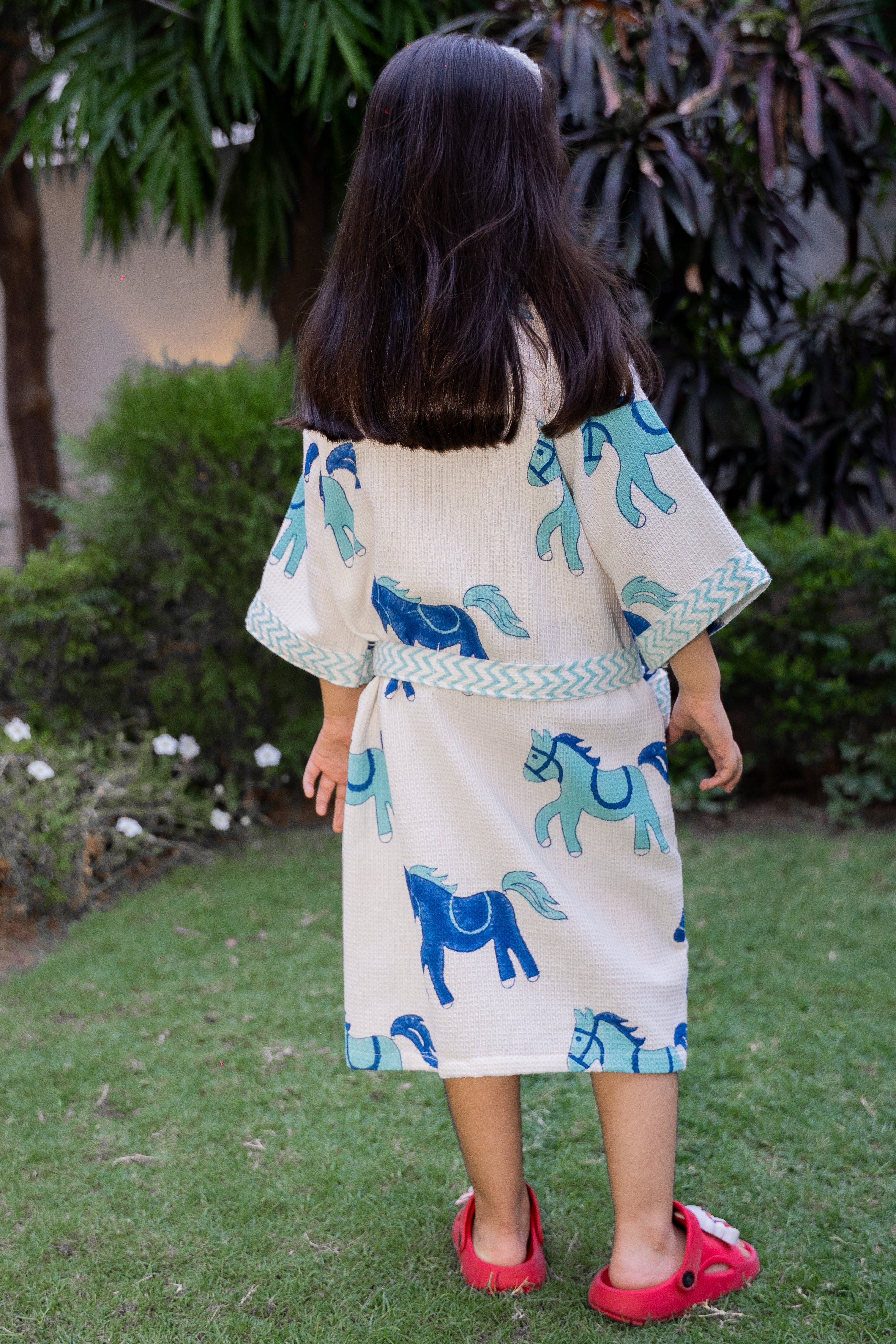 BLOCK PRINTED KIDS BATHROBES