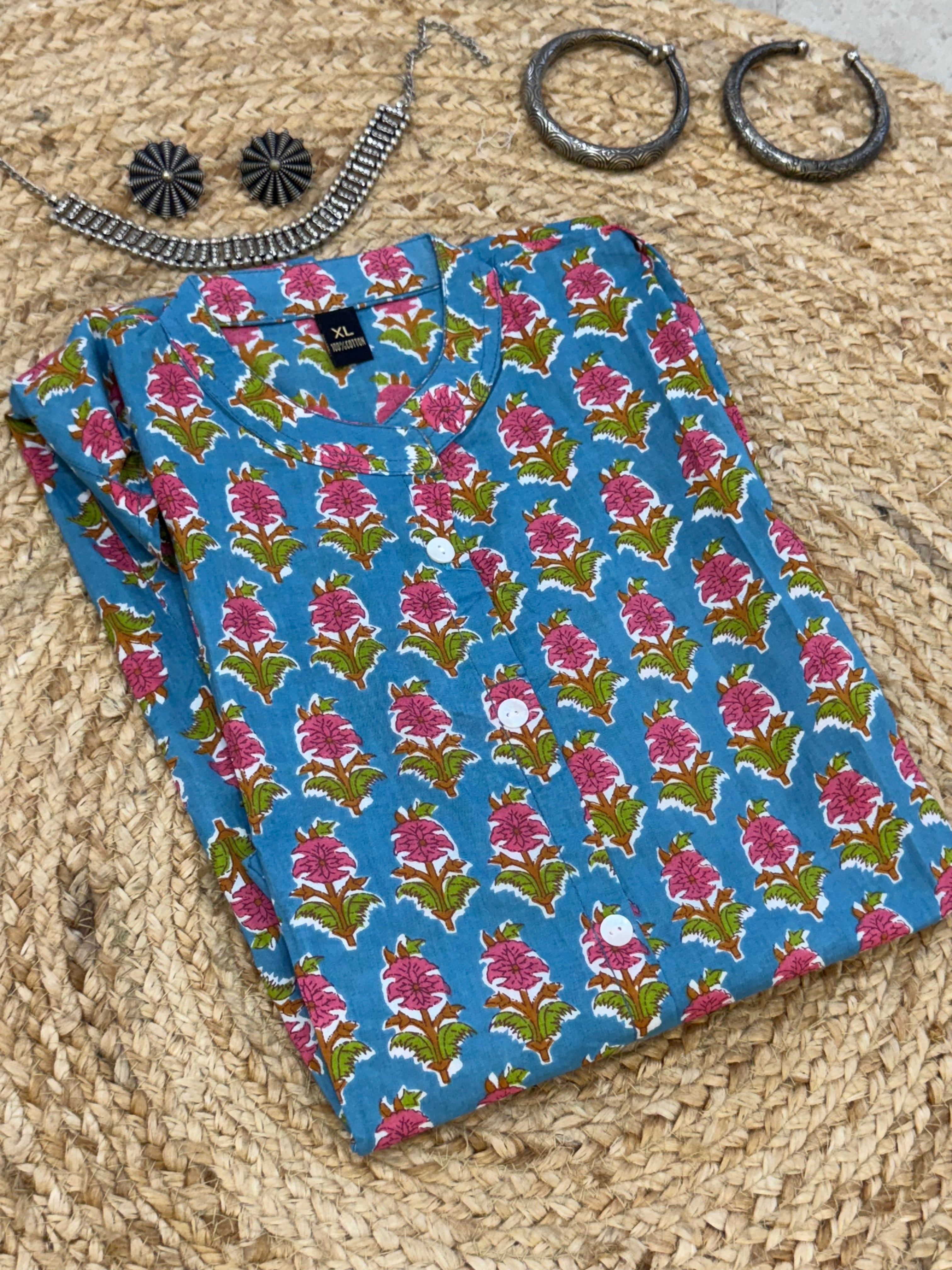 SHORT LENGTH COTTON KURTA