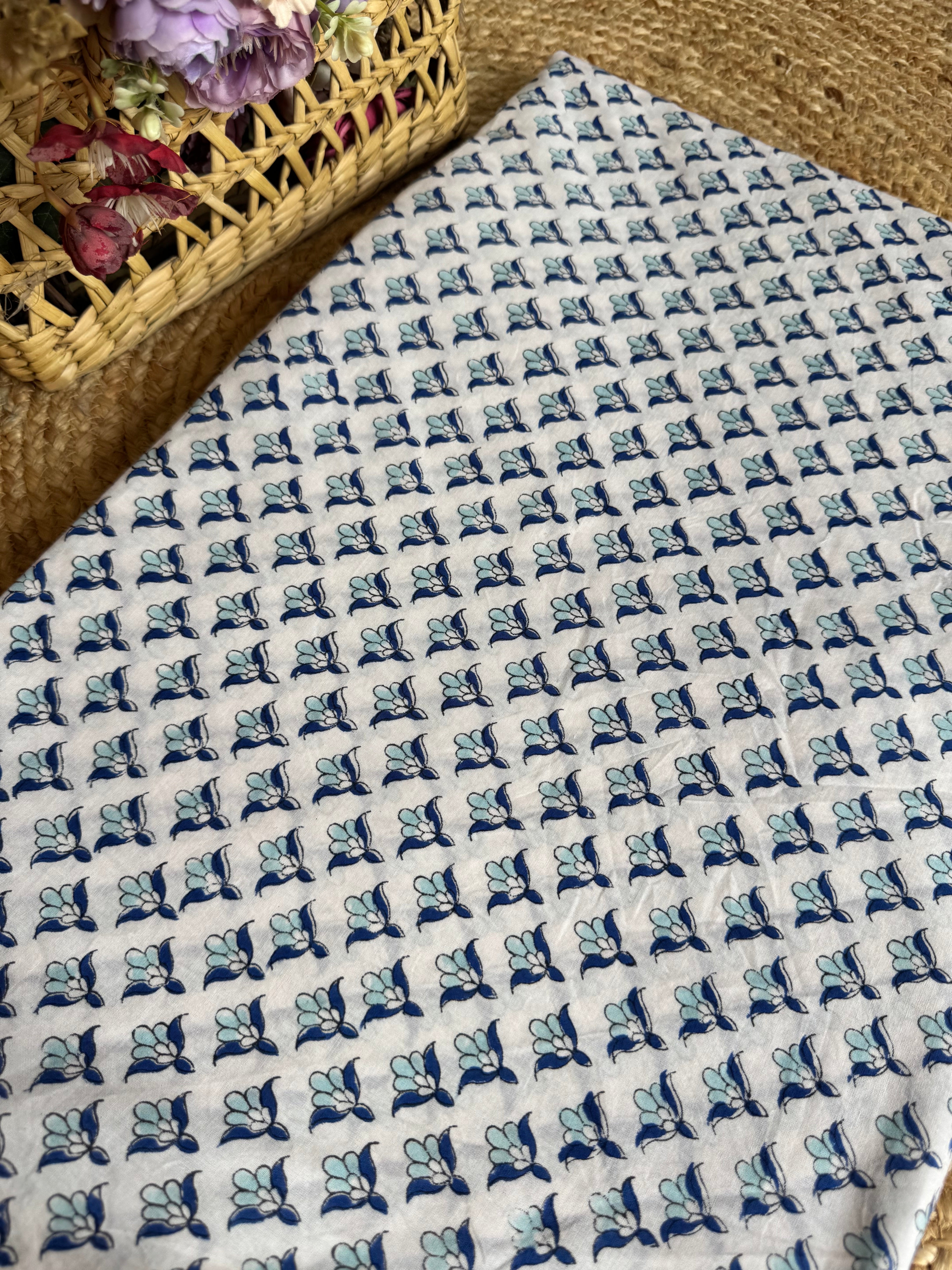 HAND BLOCK PRINTED COTTON FABRIC