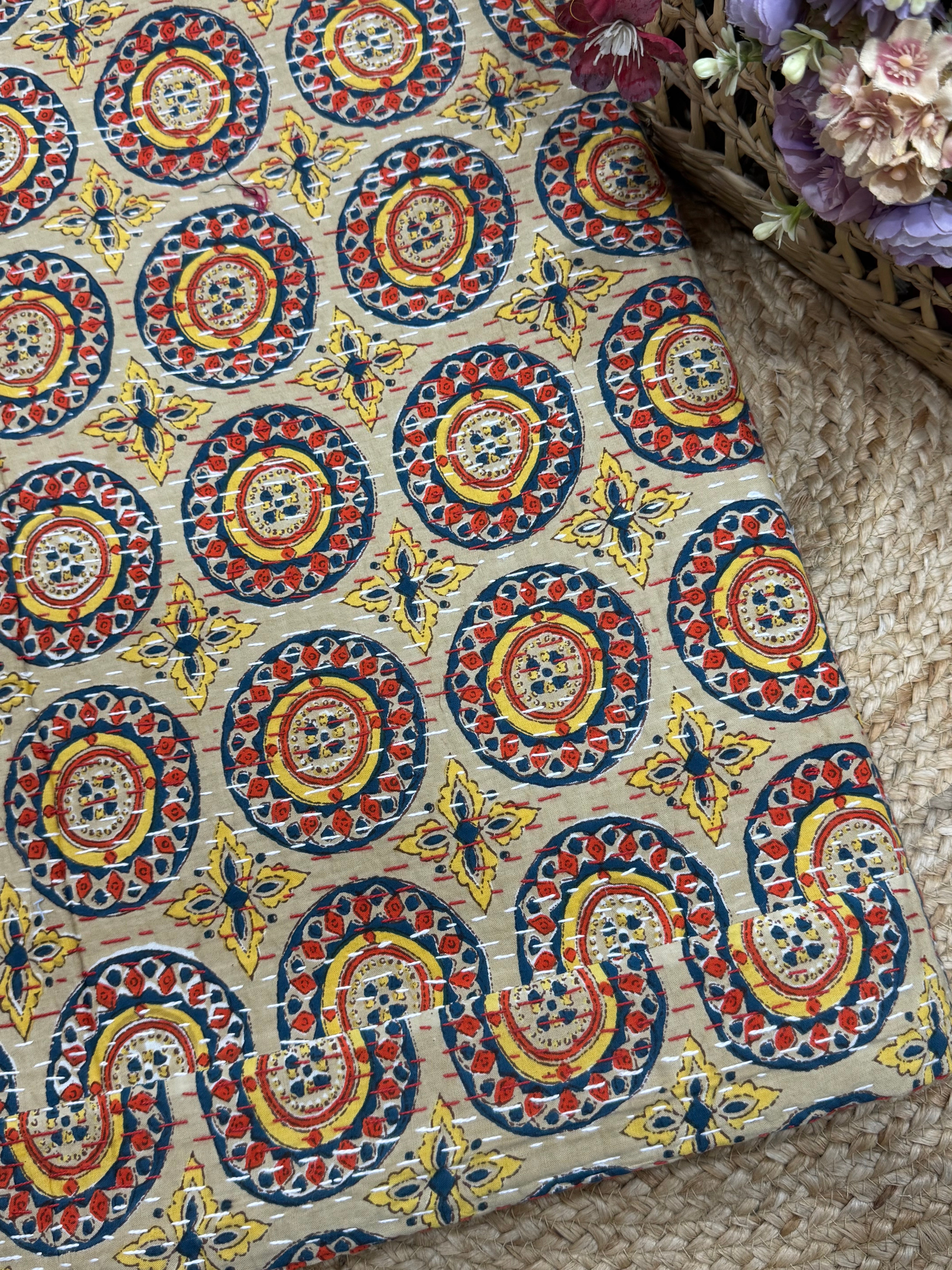 Kantha Bedcover