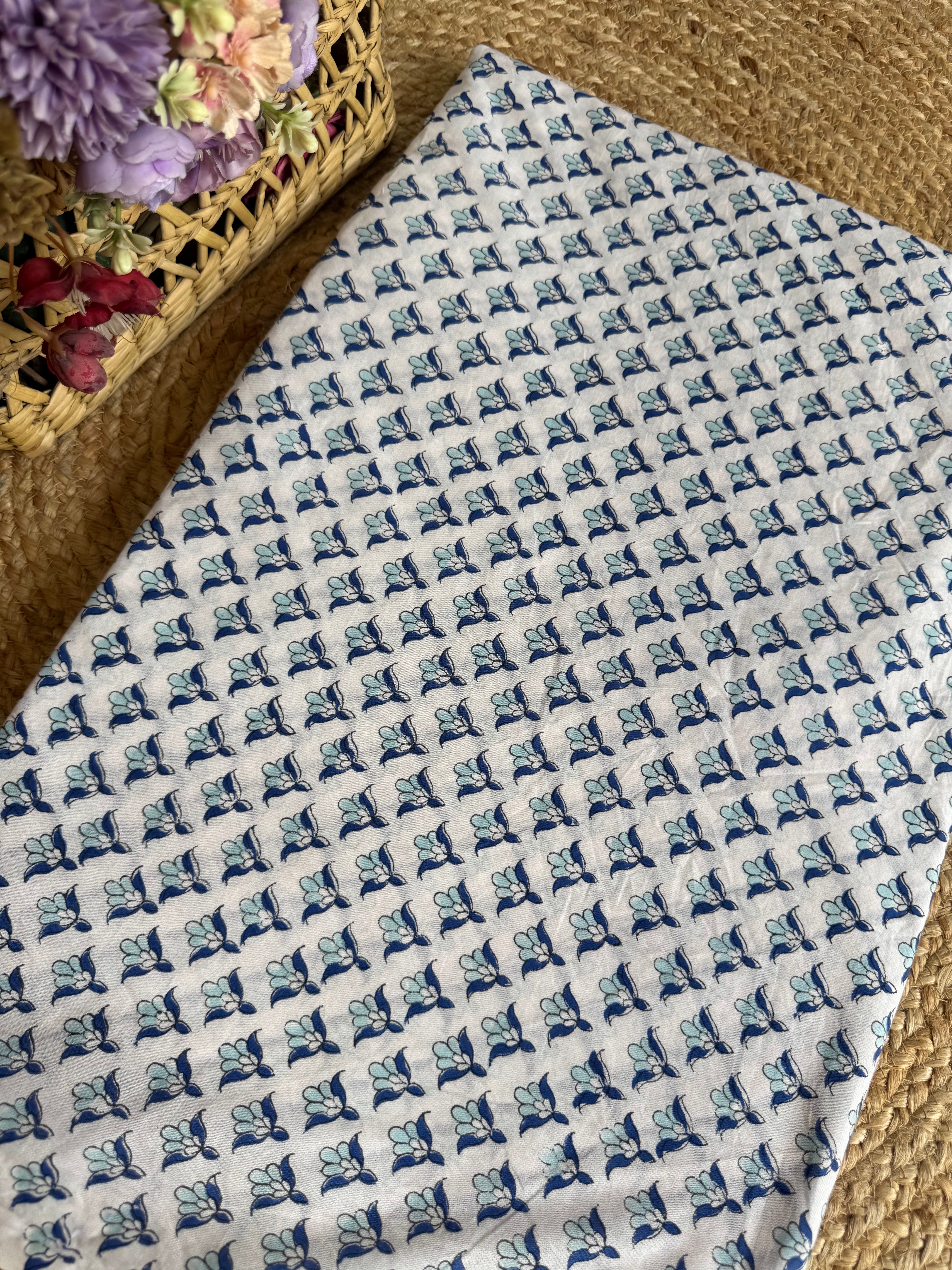 HAND BLOCK PRINTED COTTON FABRIC