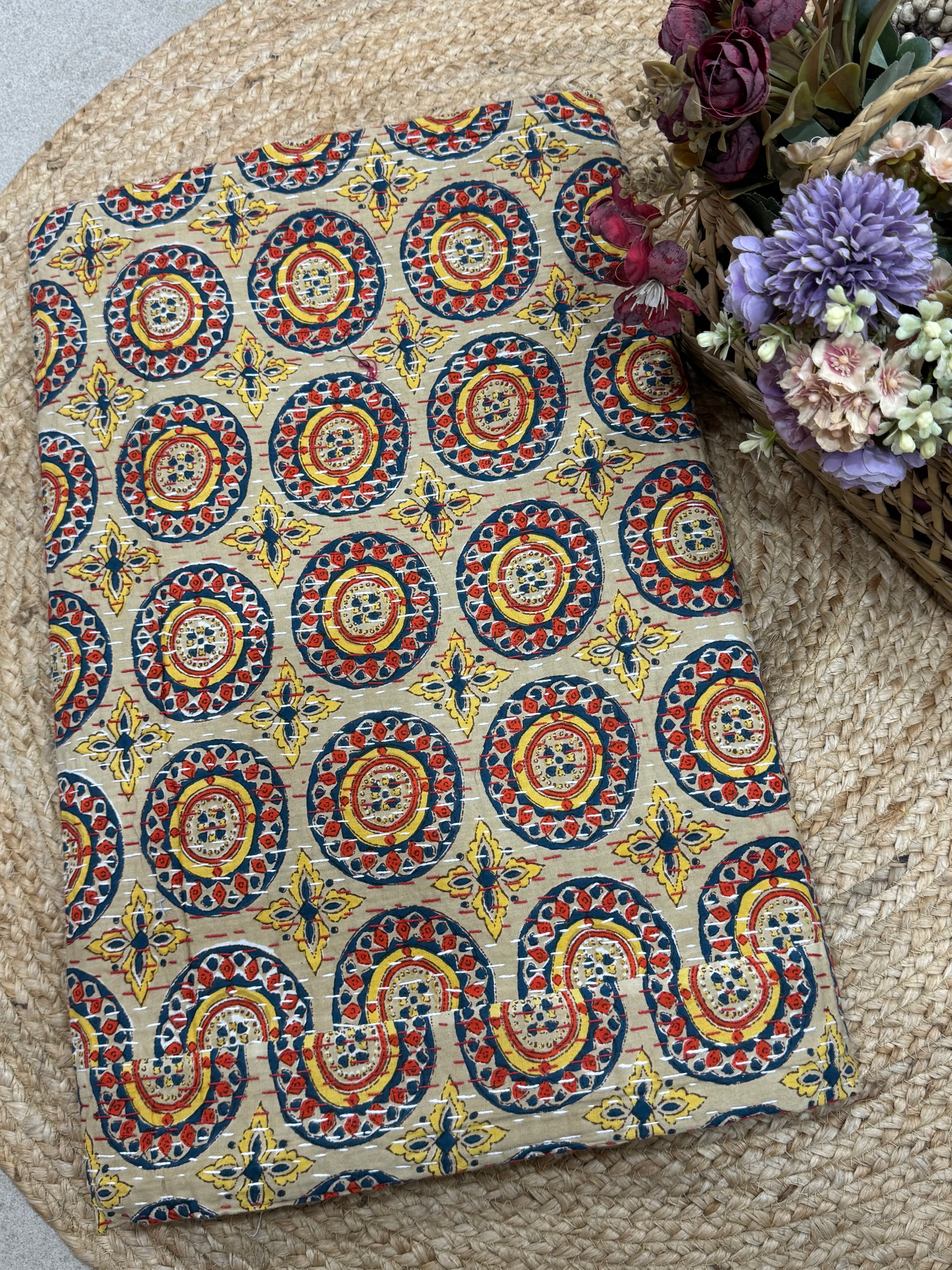 Kantha Bedcover