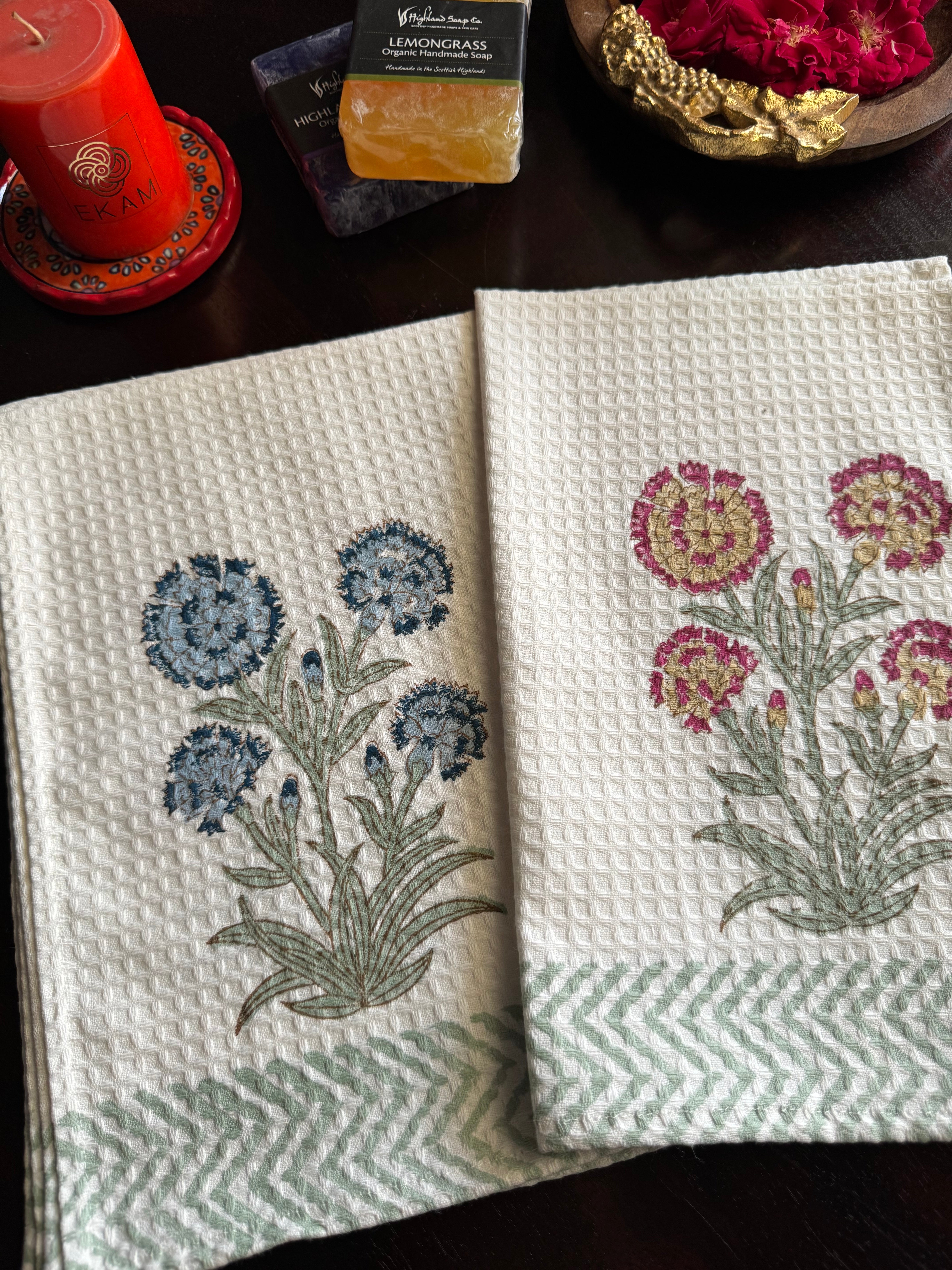 HANDBLOCK PRINTED BODY / HAND TOWEL