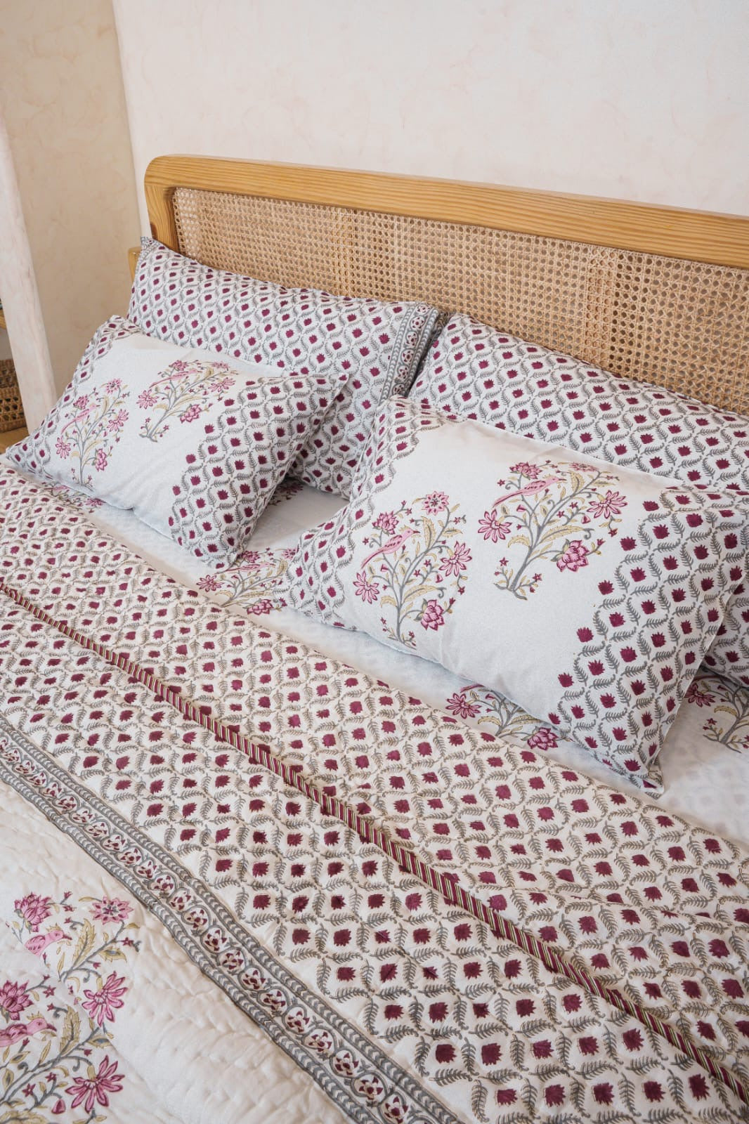 BLOOM ATELIER HANDBLOCK PRINTED BEDDING