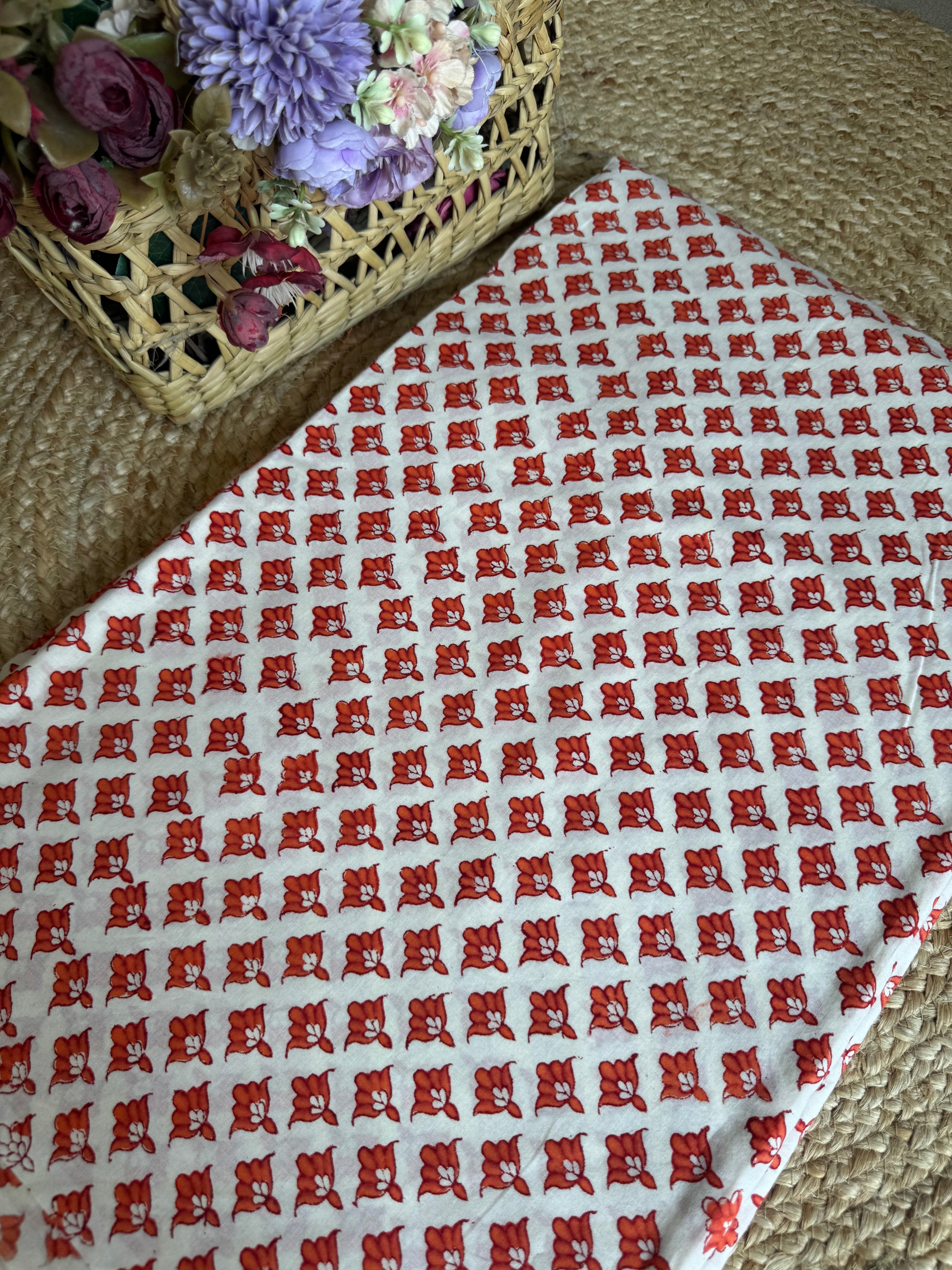 HAND BLOCK PRINTED COTTON FABRIC