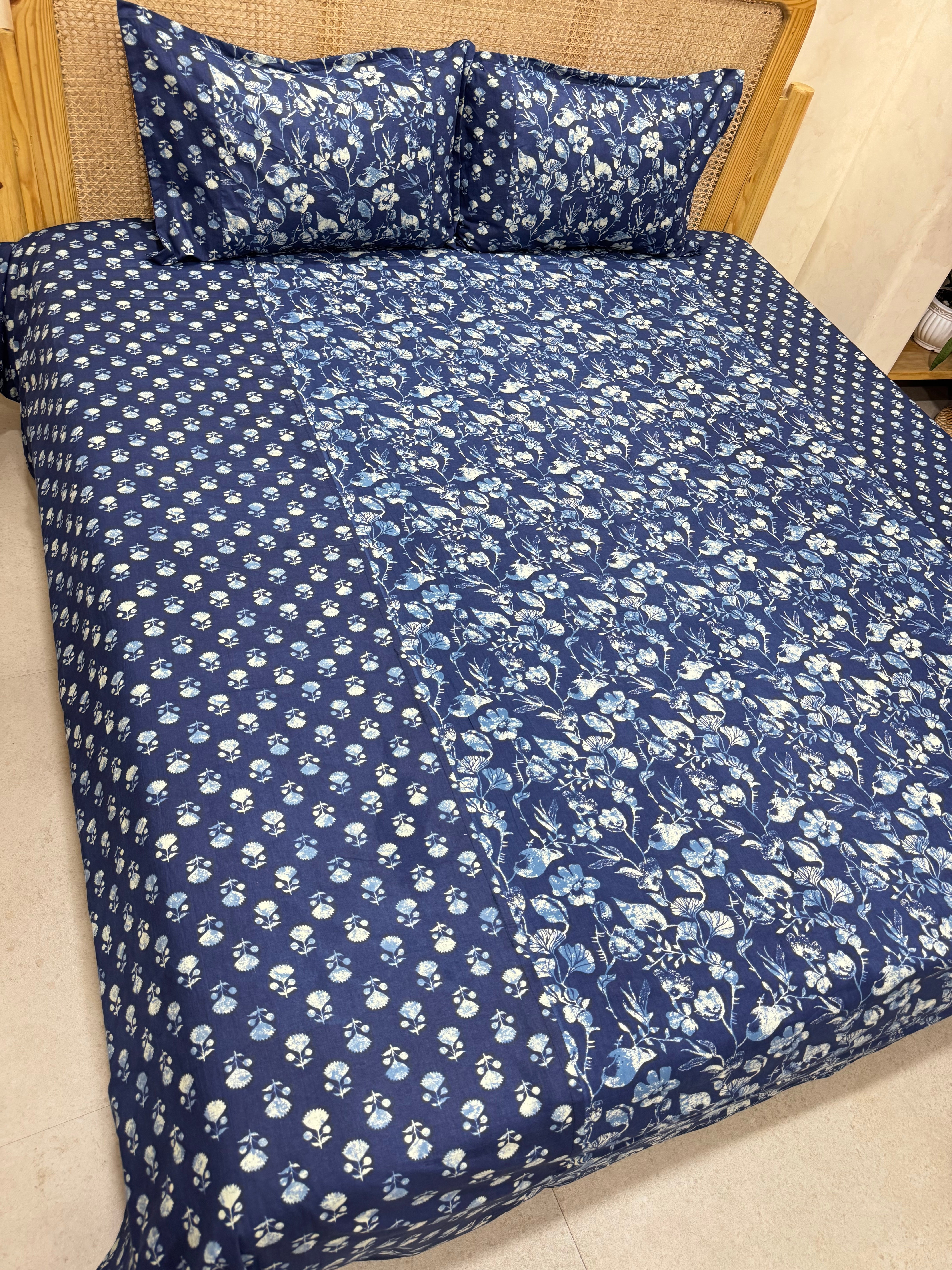 KANAK BEDSHEET WITH TWO PILLOW CASES