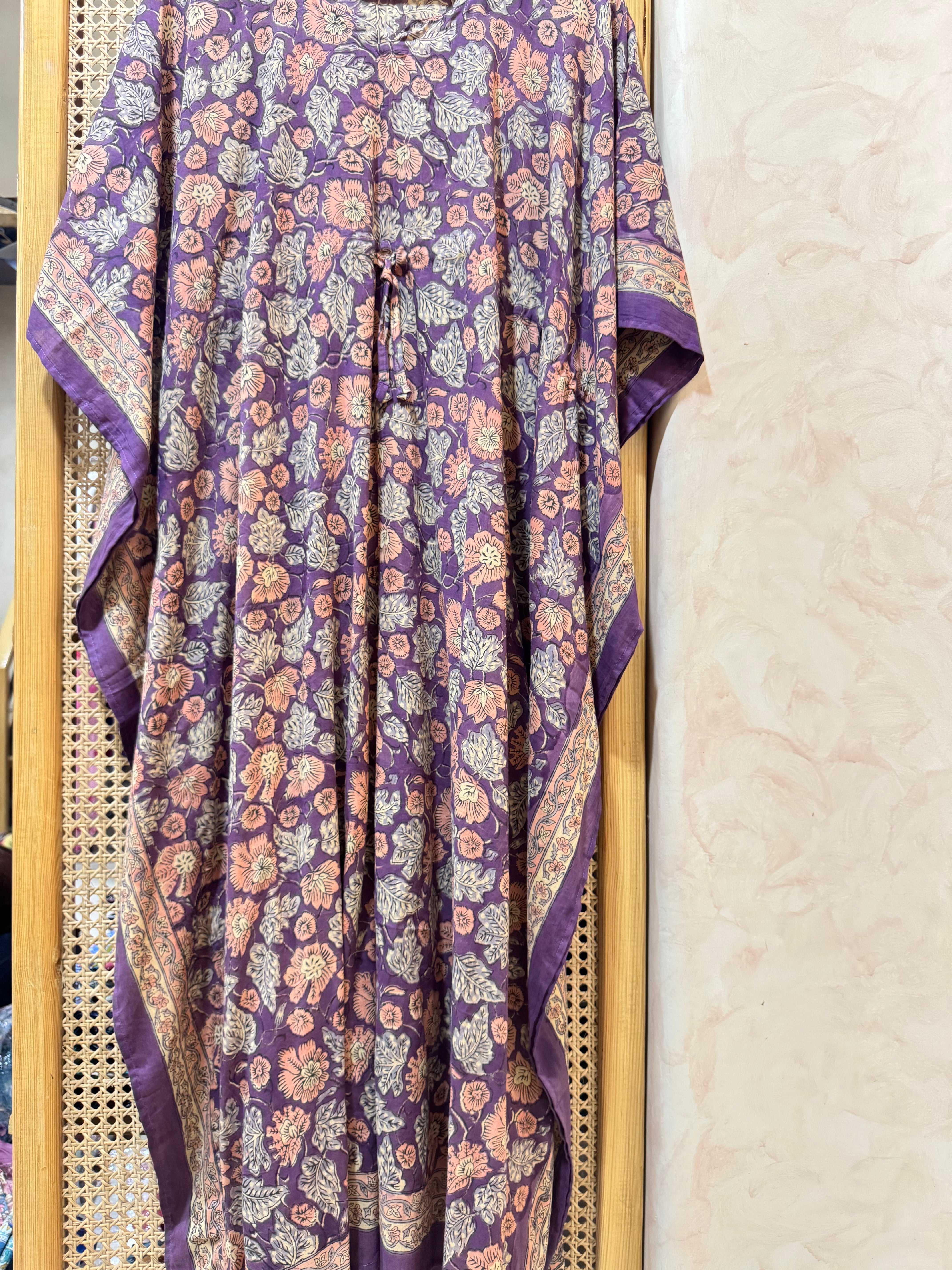 HANDBLOCK PRINTED LONG KAFTAN