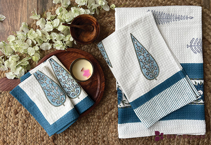 HANDBLOCK PRINTED BODY / HAND TOWEL / NAPKIN